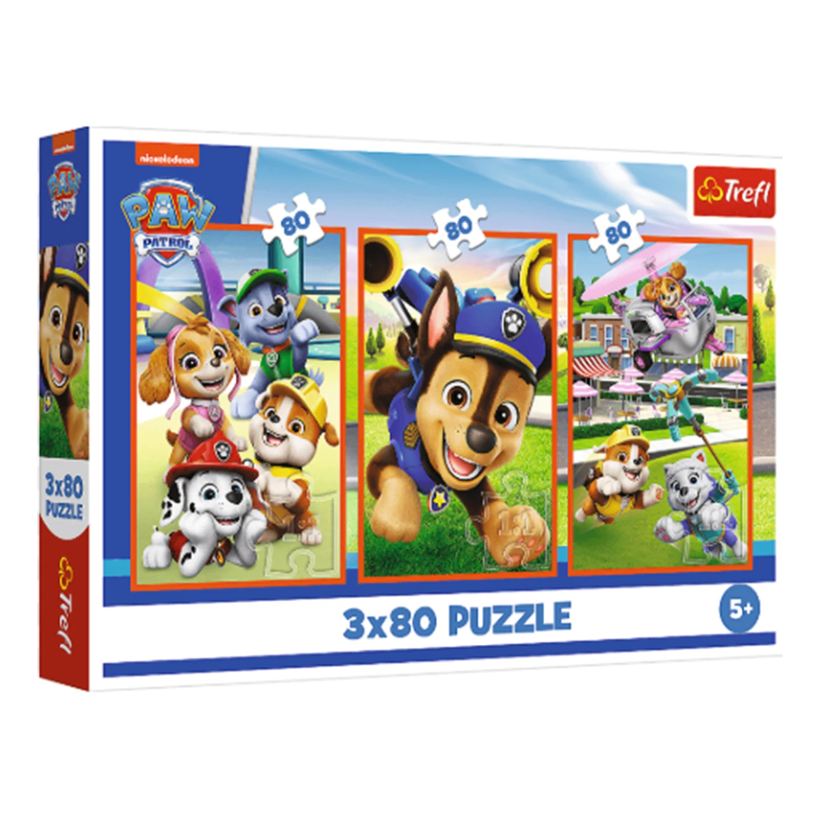 Пазли Trefl Paw patrol Собача банда 3x80елементів Фото №:1