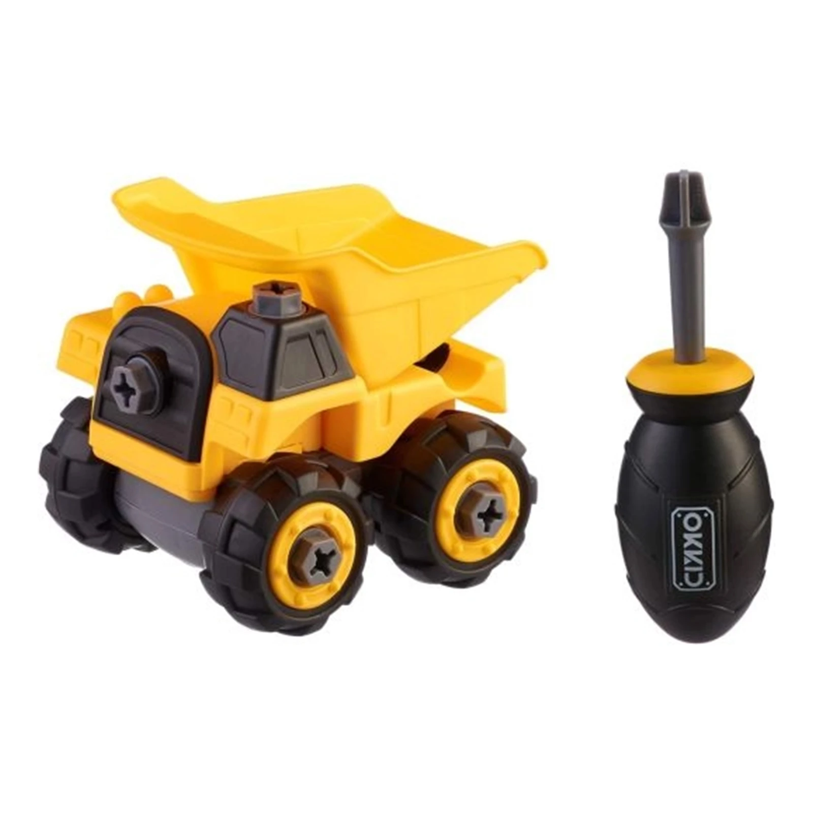 Конструктор Okkid на шурупах самоскид+викрутка 1007 кор. Фото №:1