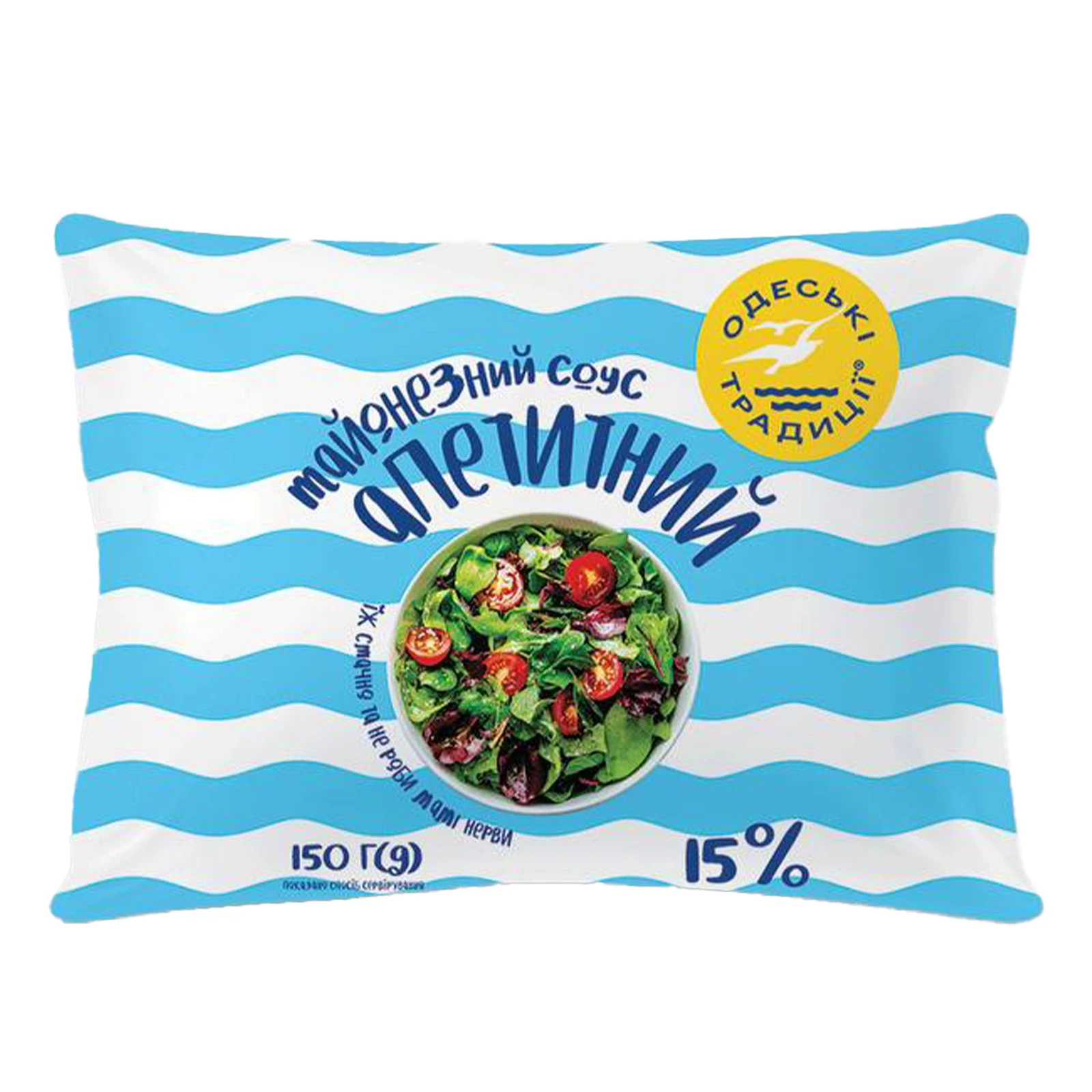 Соус майонезний Одеські традиції Апетитний 15% 150г Фото №:1