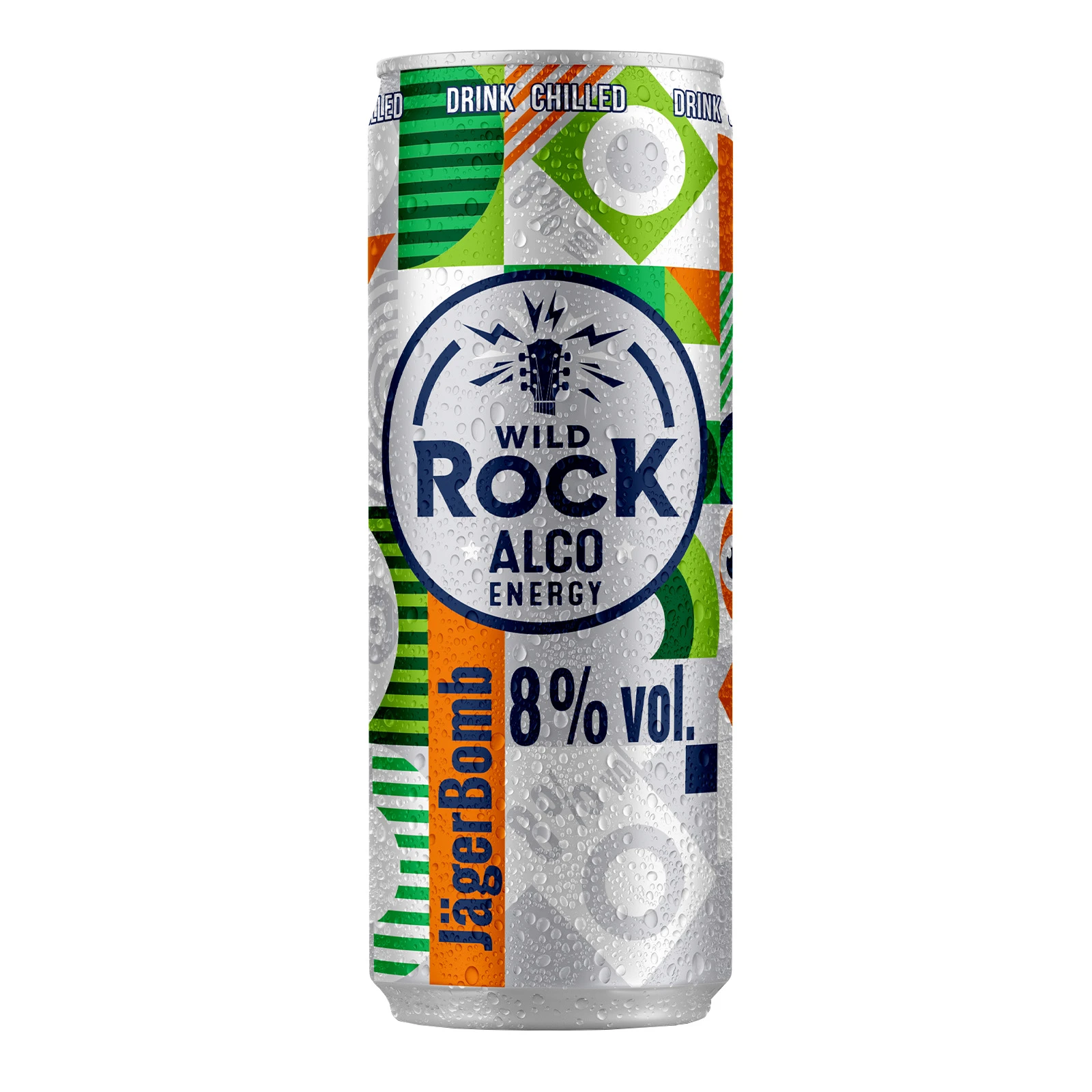 Напій слабоалкогольний Wild Rock енергетичний JagerBomb з кофеїном і таурином газований смак Трав і фруктів 8% 0.25л Фото №:1