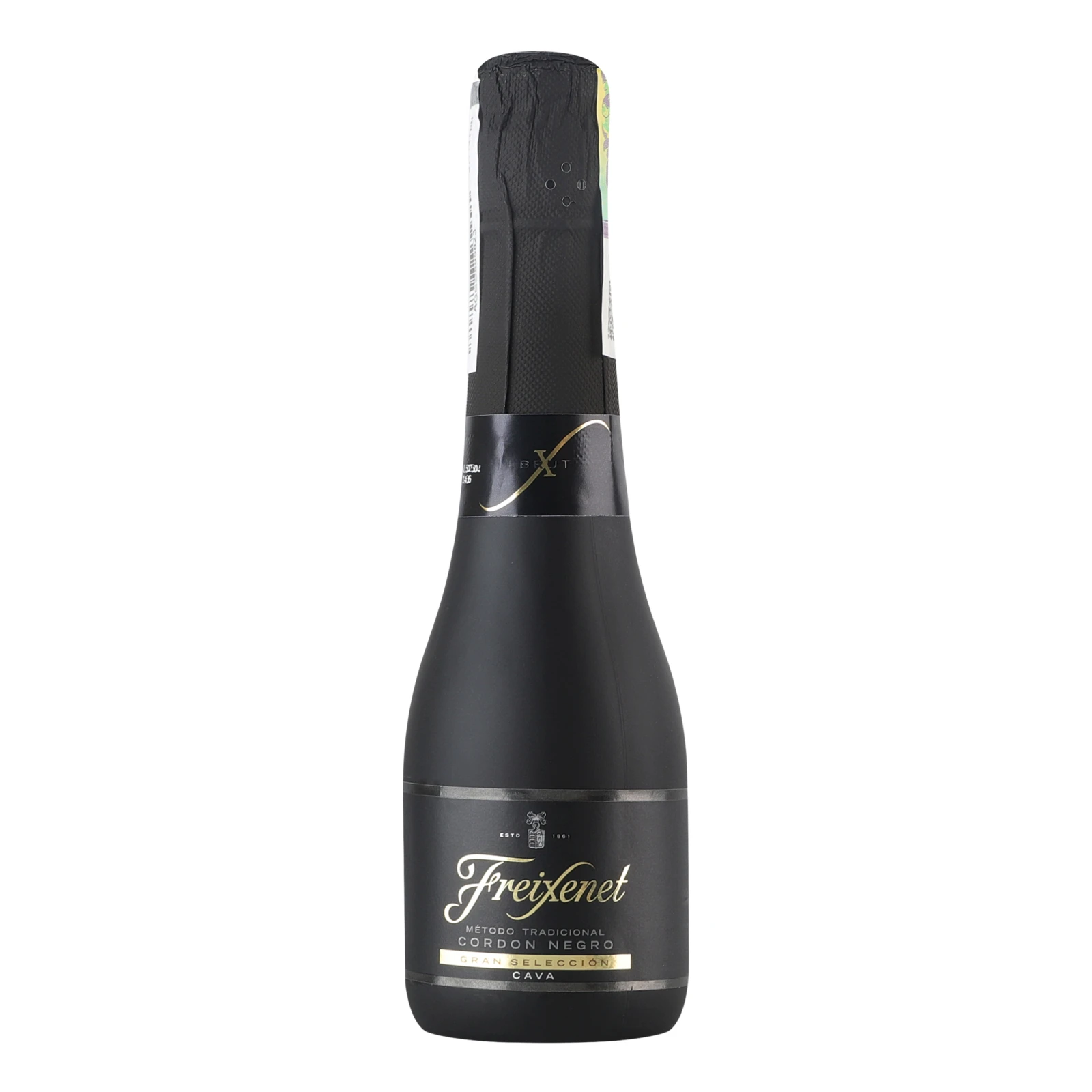 Вино ігристе Freixenet Cordon Negro Cava біле брют 11.5% 0.2л