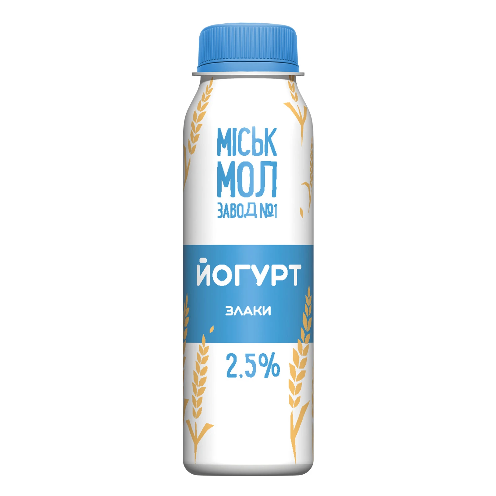 Йогурт Міськмолзавод №1 з джемом Злаки 2.5% 250г Фото №:1