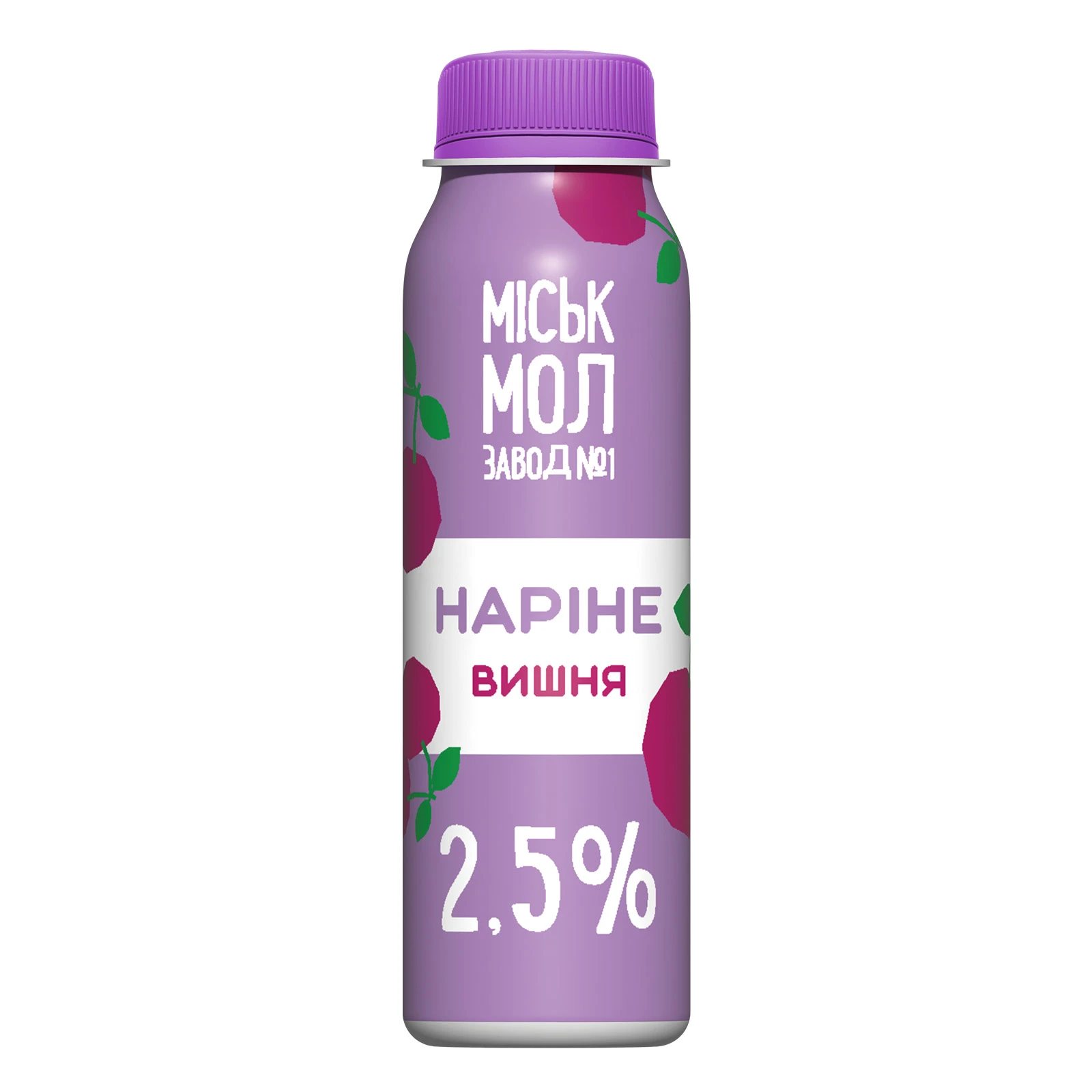 Продукт кисломолочний Міськмолзавод №1 Наріне з сиропом Вишня 2.5% 250г Фото №:1