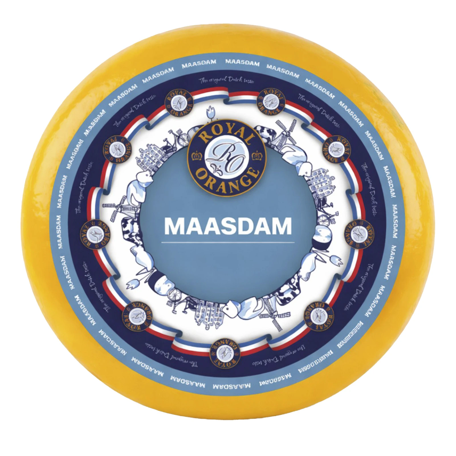 Сир Maasdam Royal Orange 45% Фото №:1