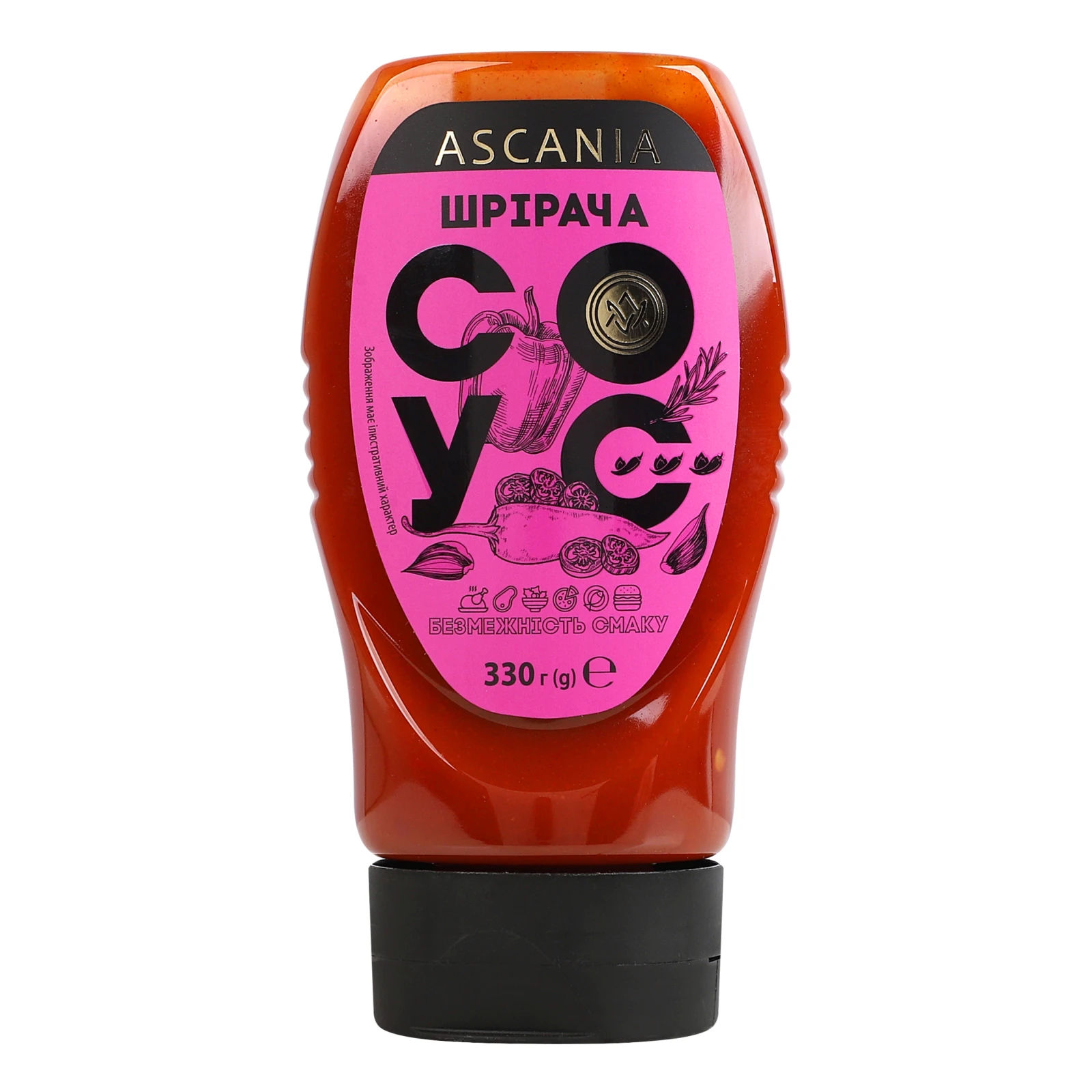Соус Ascania Шрірача 330г Фото №:1