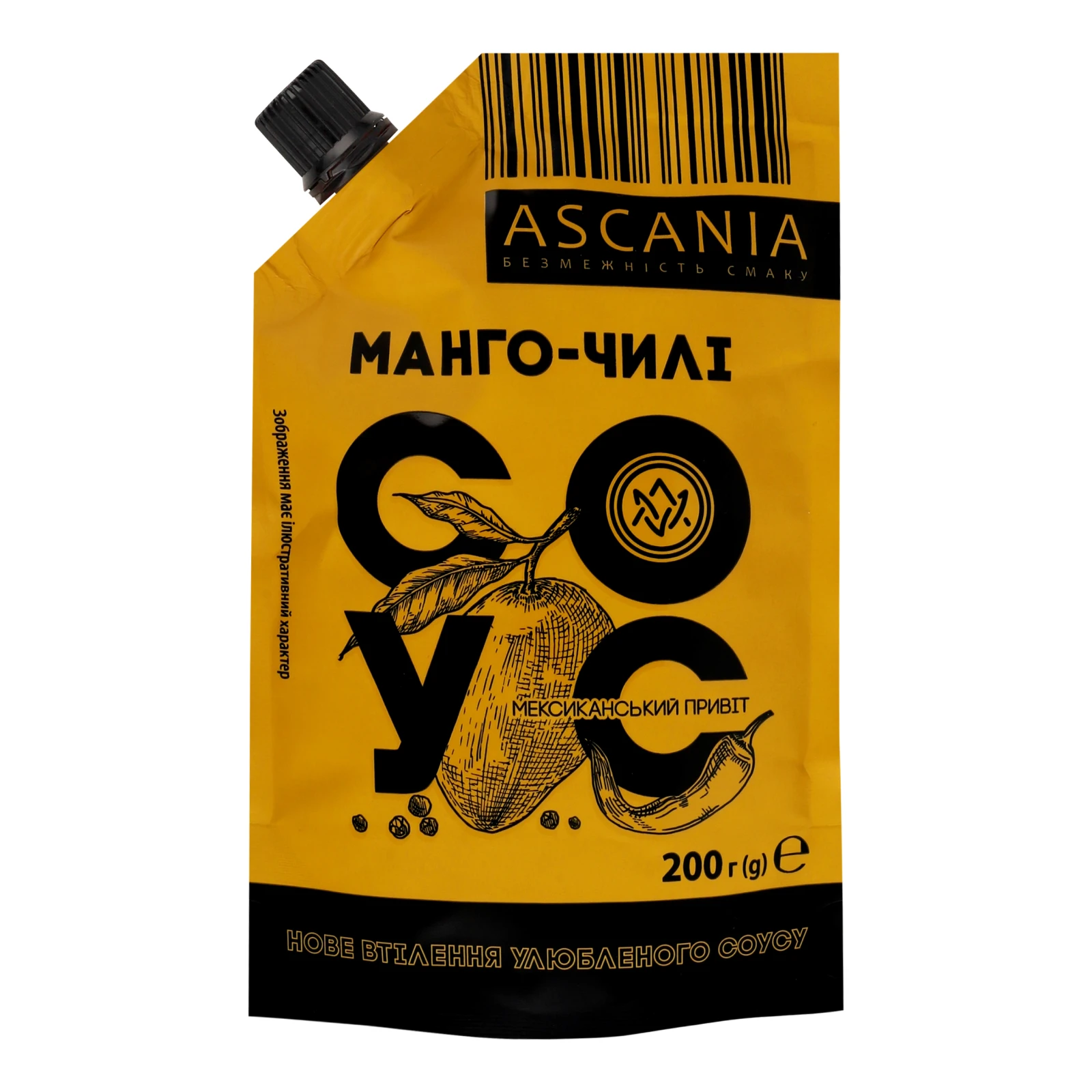 Соус Ascania манго-чилі 200г