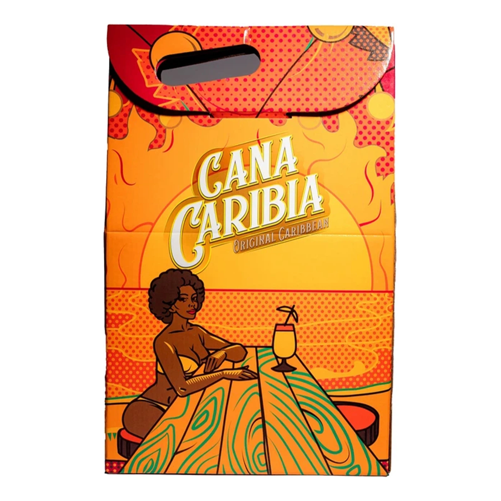 Набiр напій алк. Cana Caribia 0,7л 35% Spiced Gold Rum + напій безалк.Coca-Cola 2300мл Фото №:2