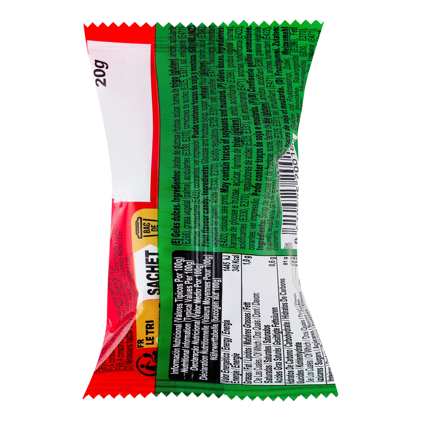 Цукерка желейна Fini Roller Кавун 20г Фото №:2