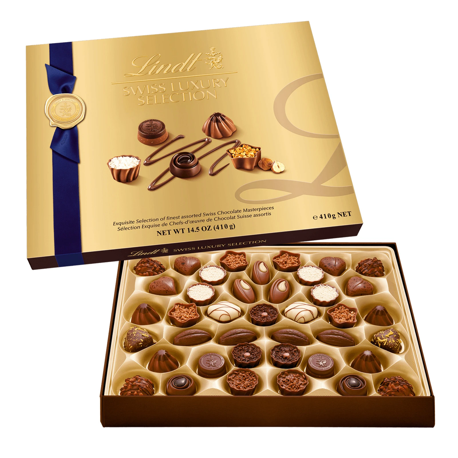 Цукерки Lindt Swiss luxury selection асорті 410г Фото №:2