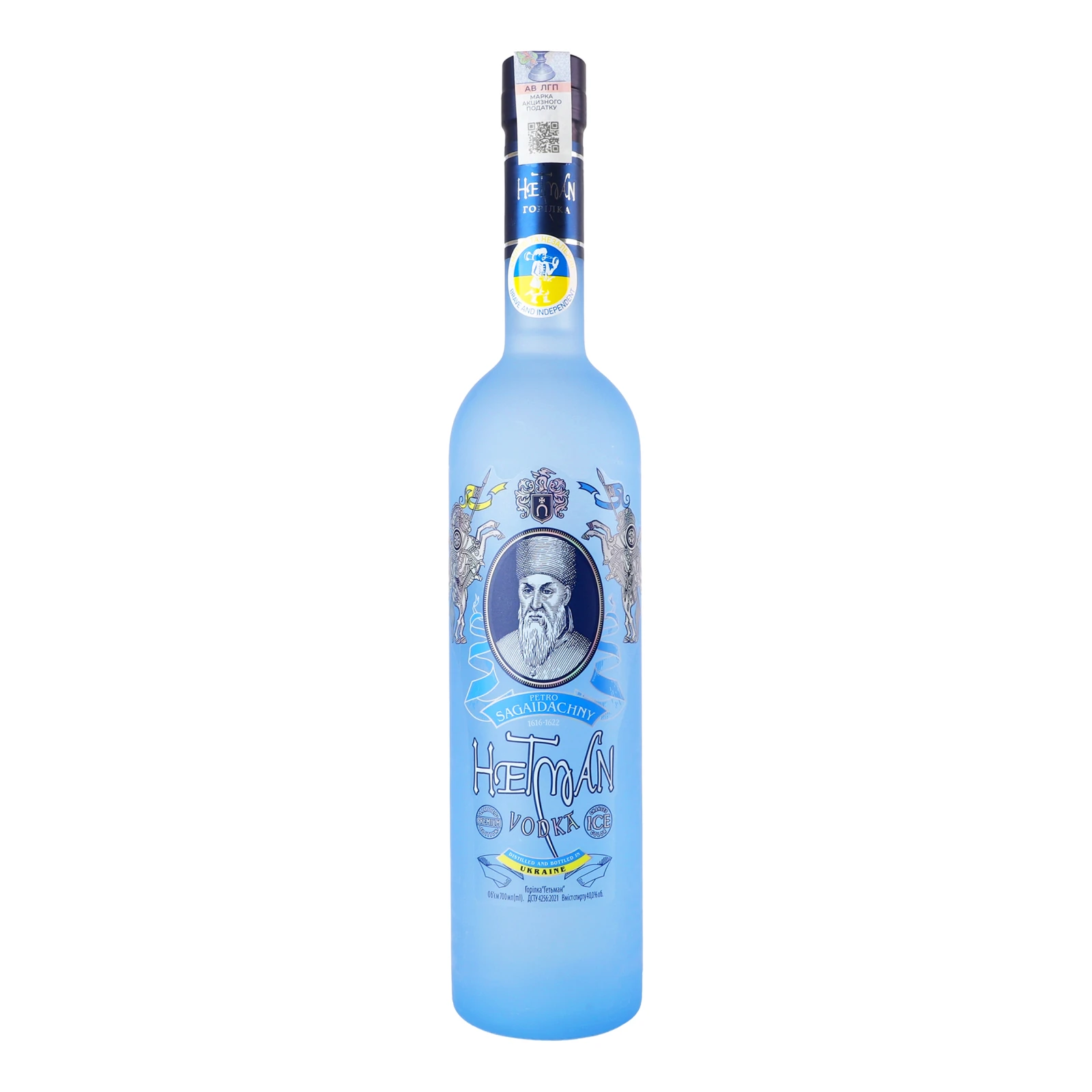 Горілка Гетьман Ice Premium 40% 0.7л