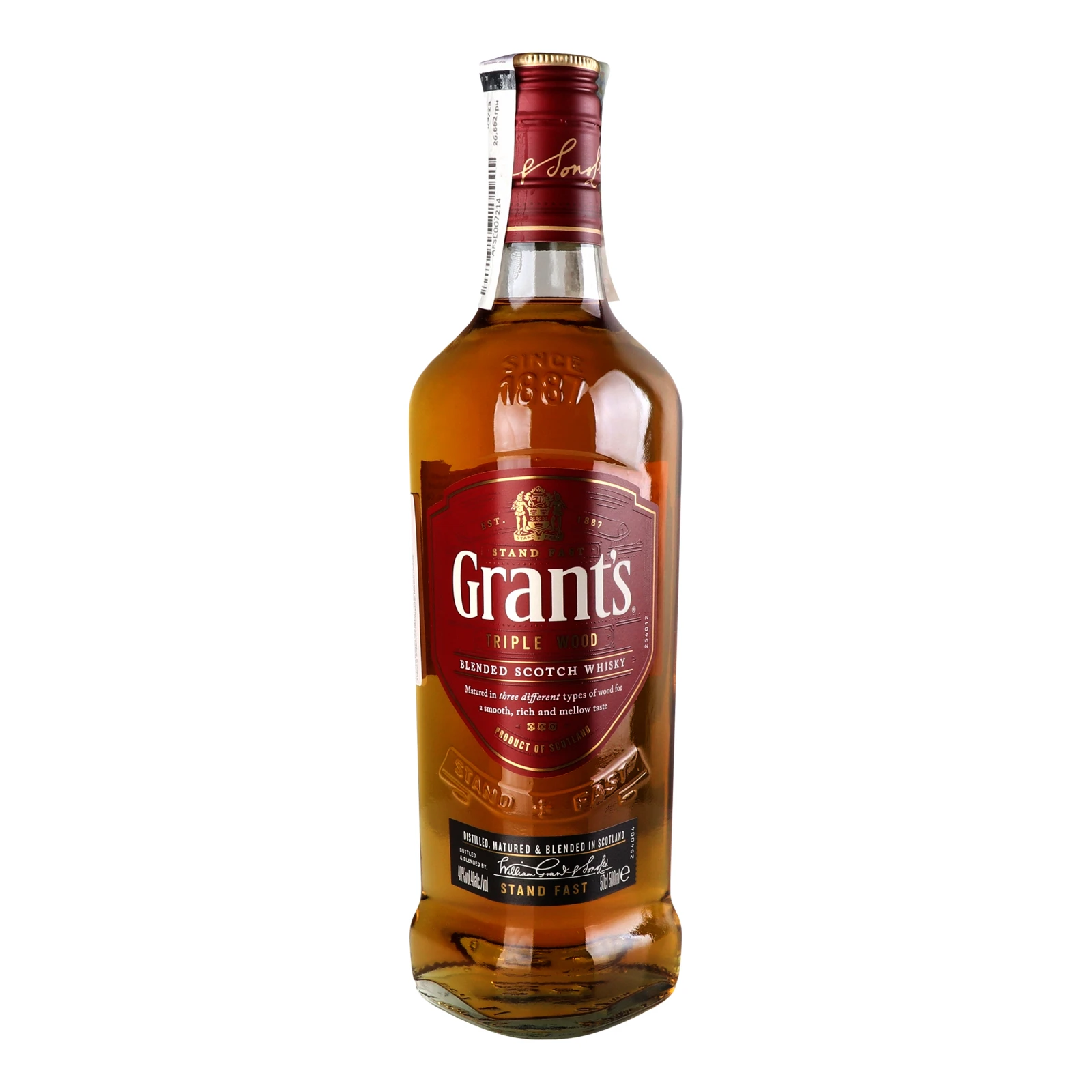 Віскі Grant's Triplewood 40% 0.5л