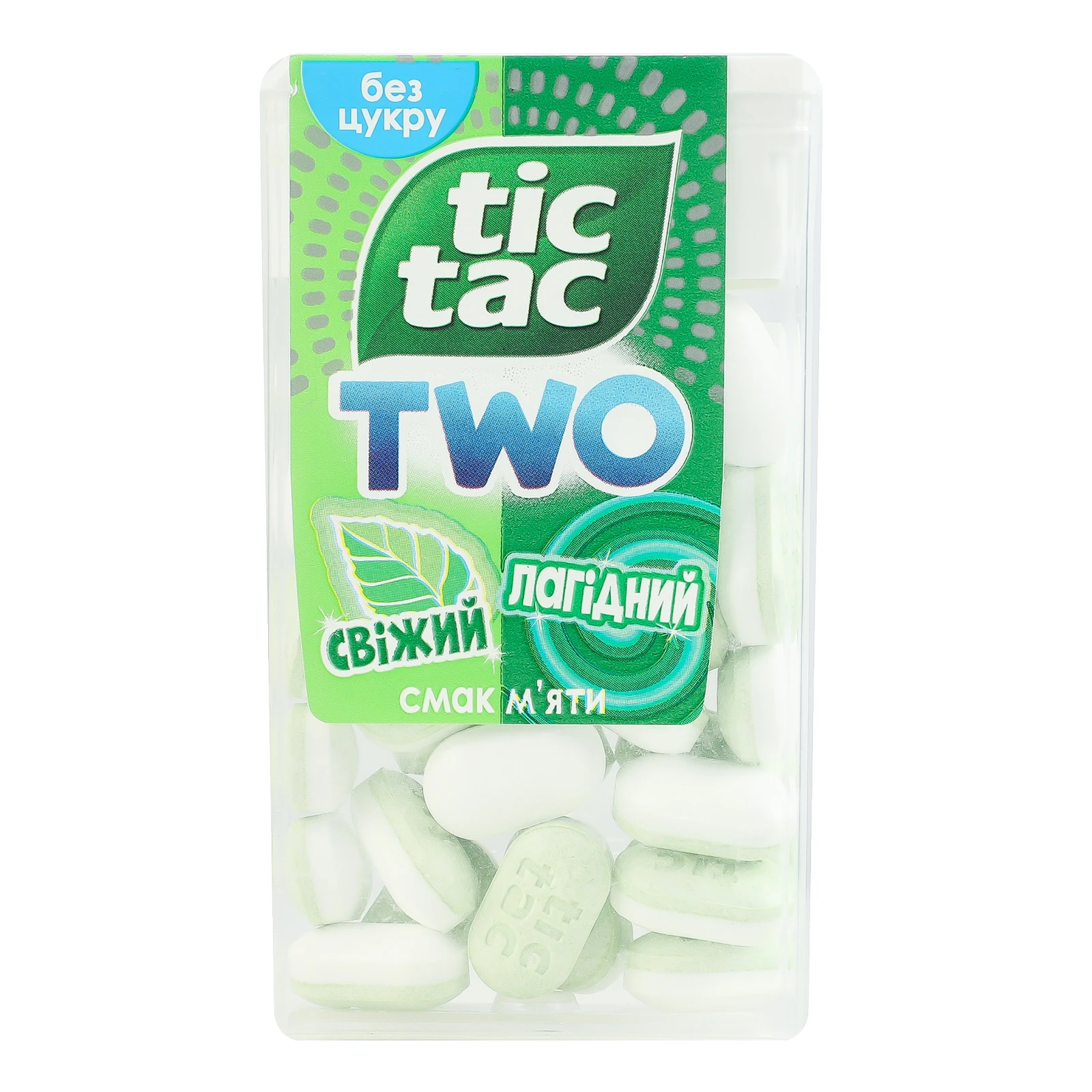 Драже Tic Tac двошарове з солодко-м'ятним смаком 38.5г Фото №:1