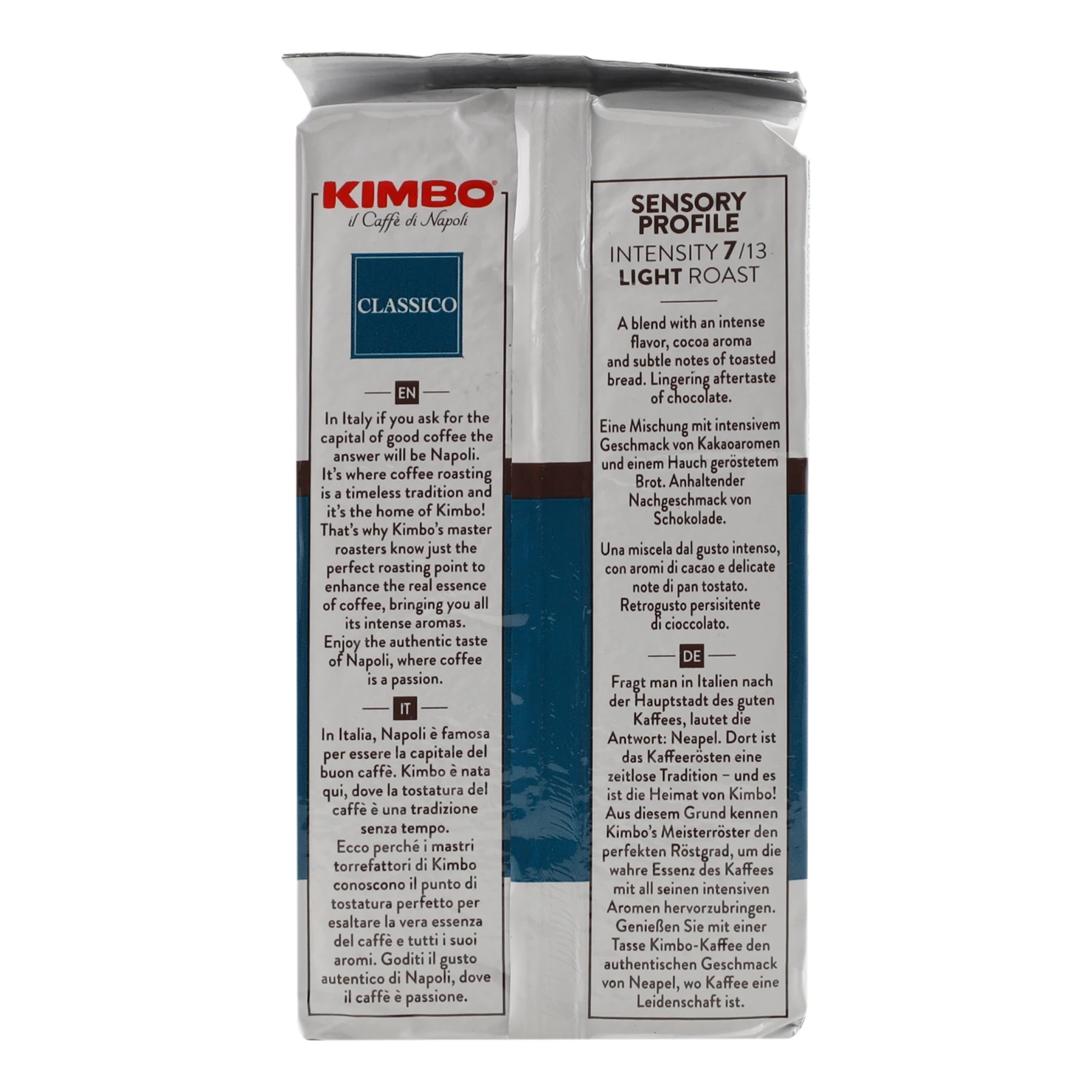 Кава Kimbo Aroma Classico 250г натуральна смажена мелена Фото №:2