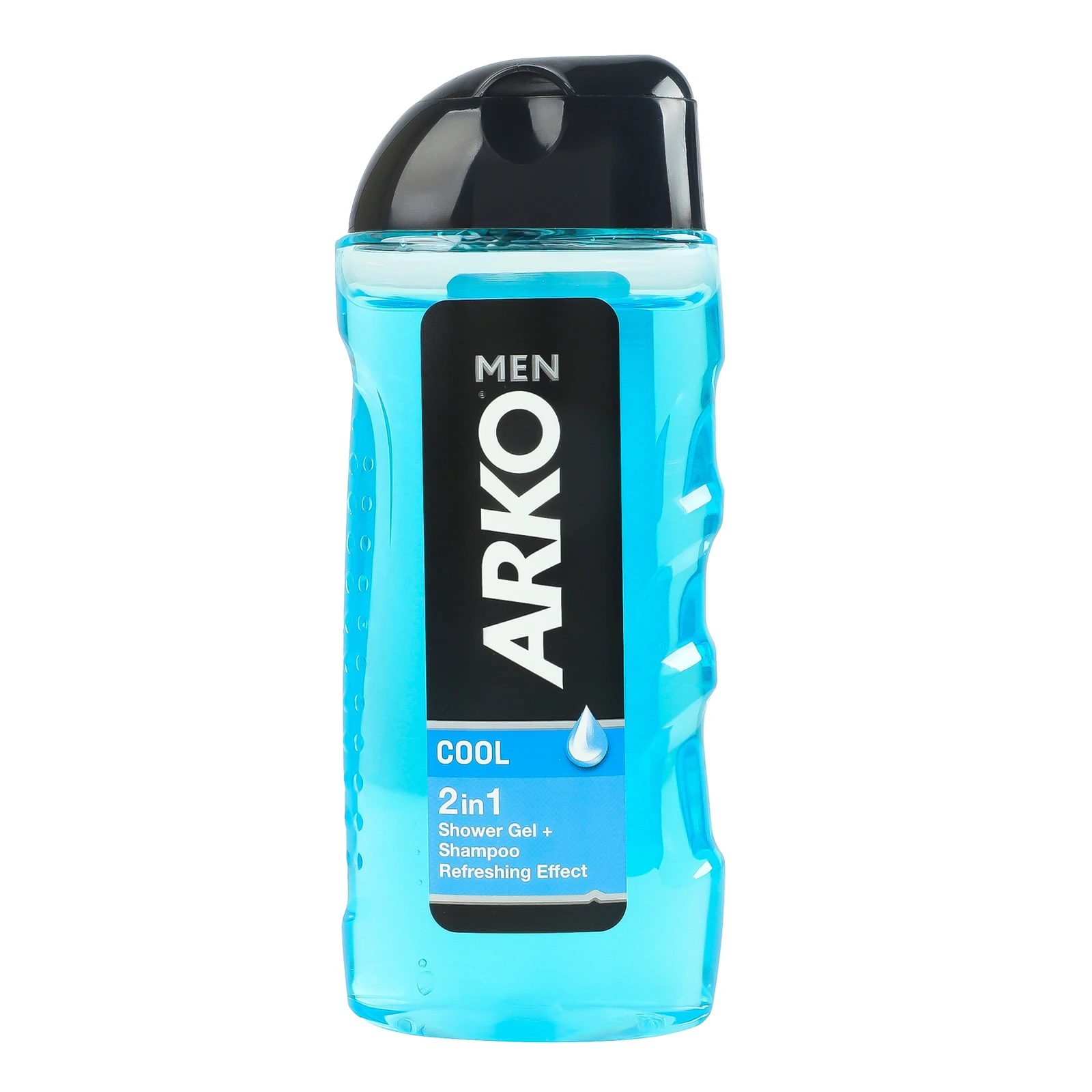 Гель для душу та шампунь Arko Men Cool 2в1 заряд морської свіжості 260мл