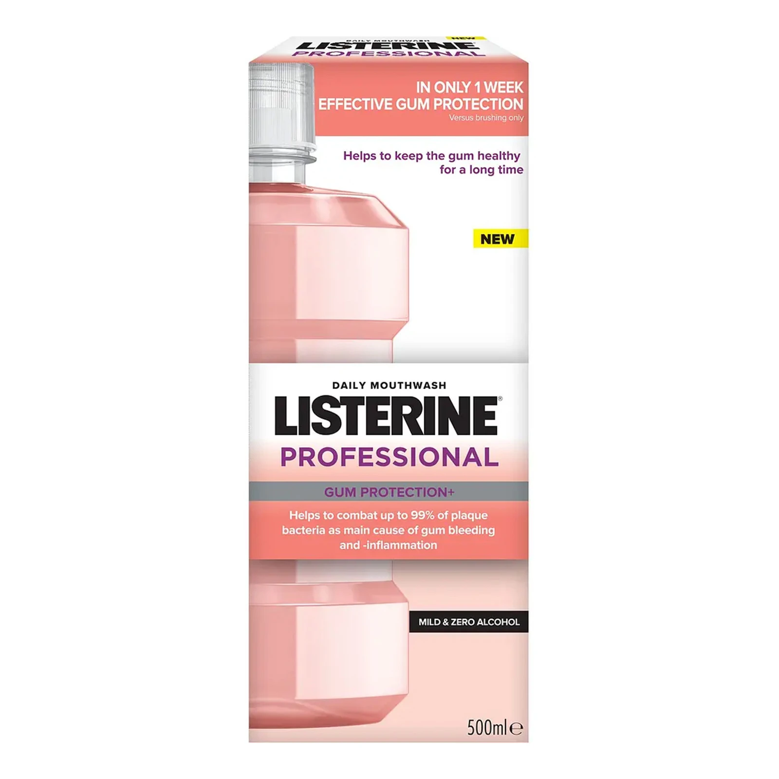 Ополіскувач Listerine 500мл Professional gum protection захист ясен Новинка фото 3
