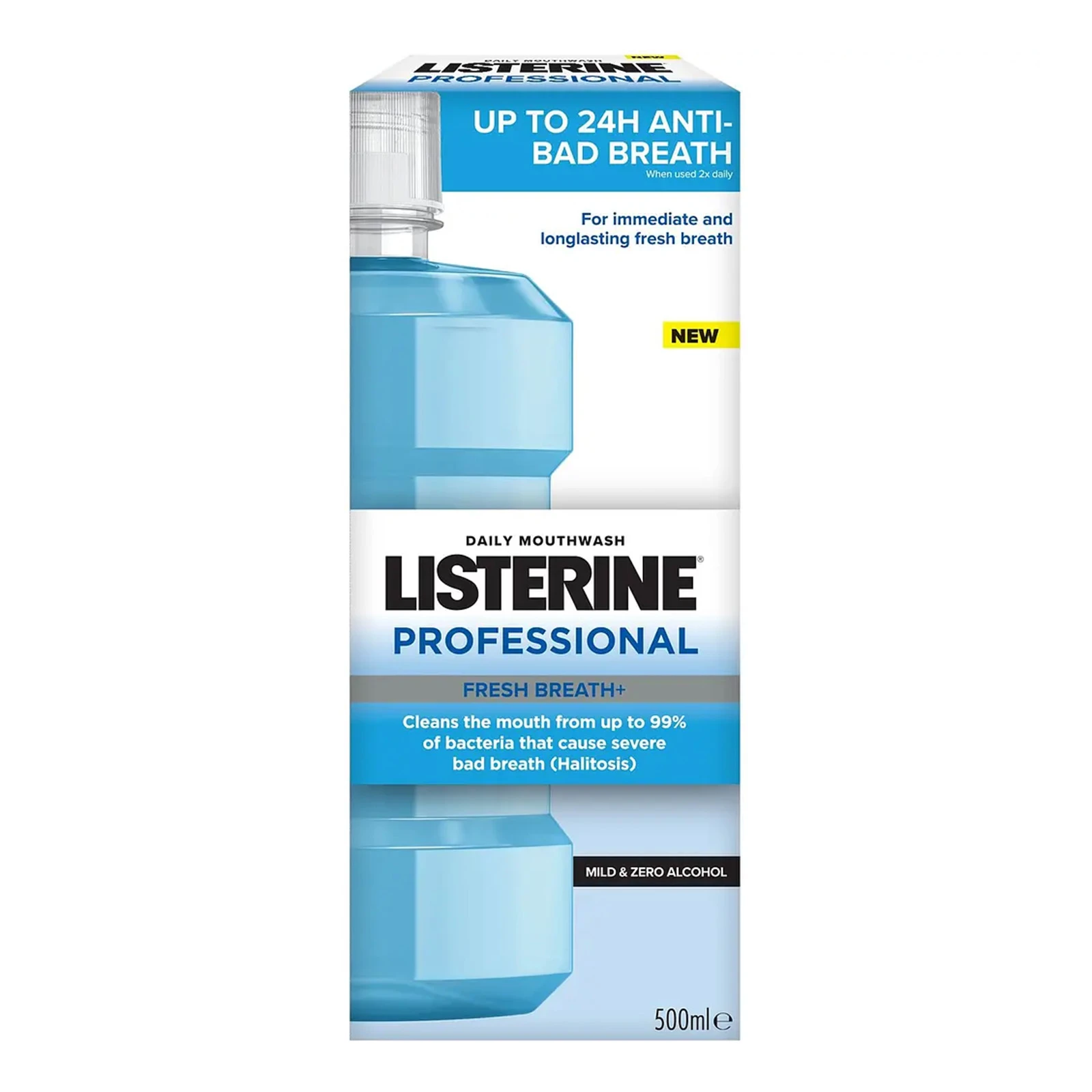 Ополіскувач Listerine 500мл Professional fresh breath+ свіжий подих Новинка фото 3