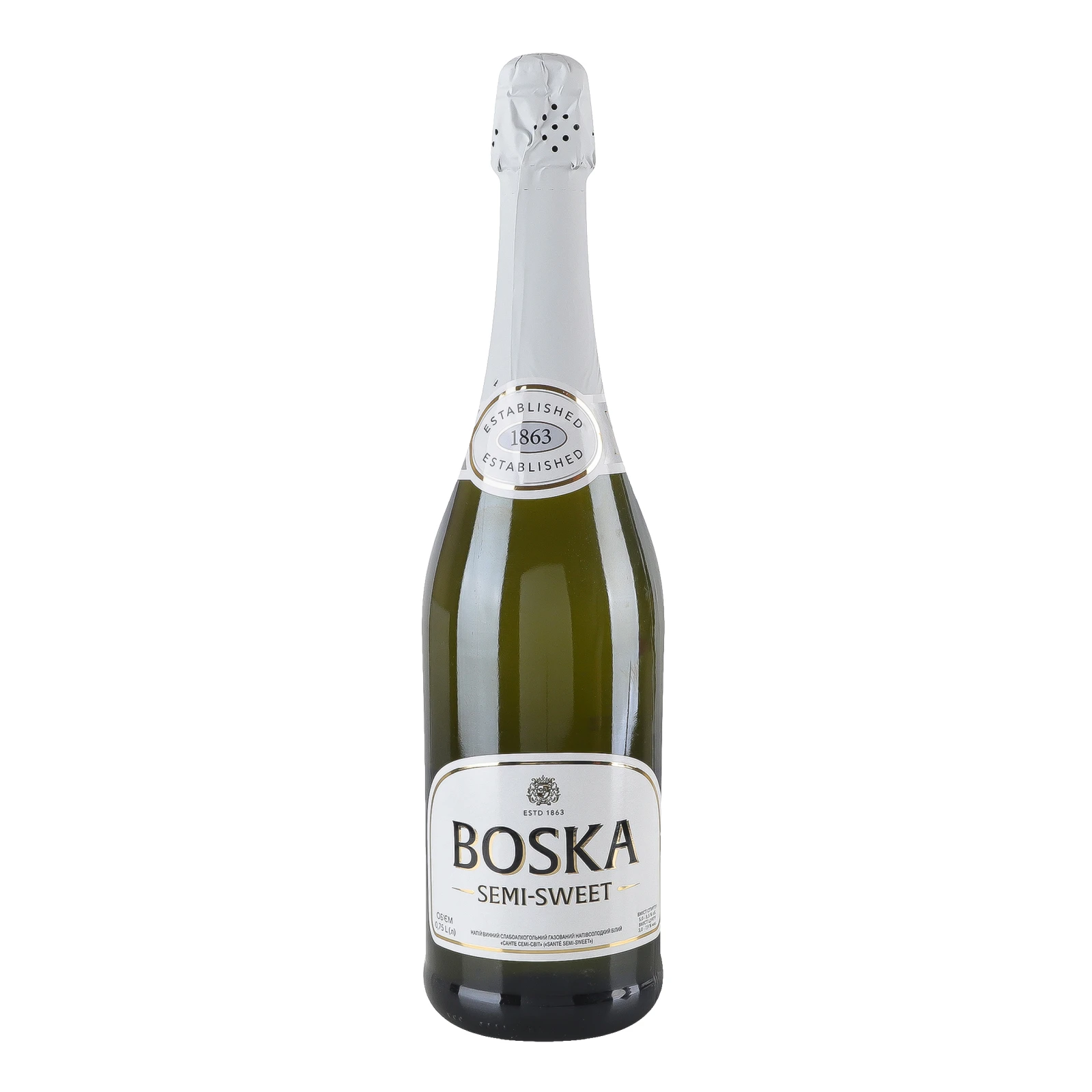 Напій винний Boska 0,75л 5-8,5% SANTE Semi-Sweet біле н/сол Новинка Фото №:1