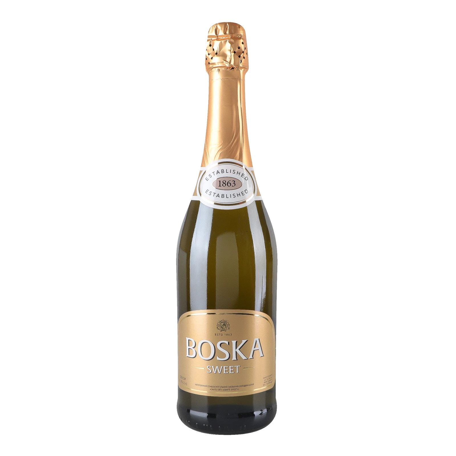 Напій винний Boska 0,75л 5-8,5% SANTE Sweet біле солодке Новинка