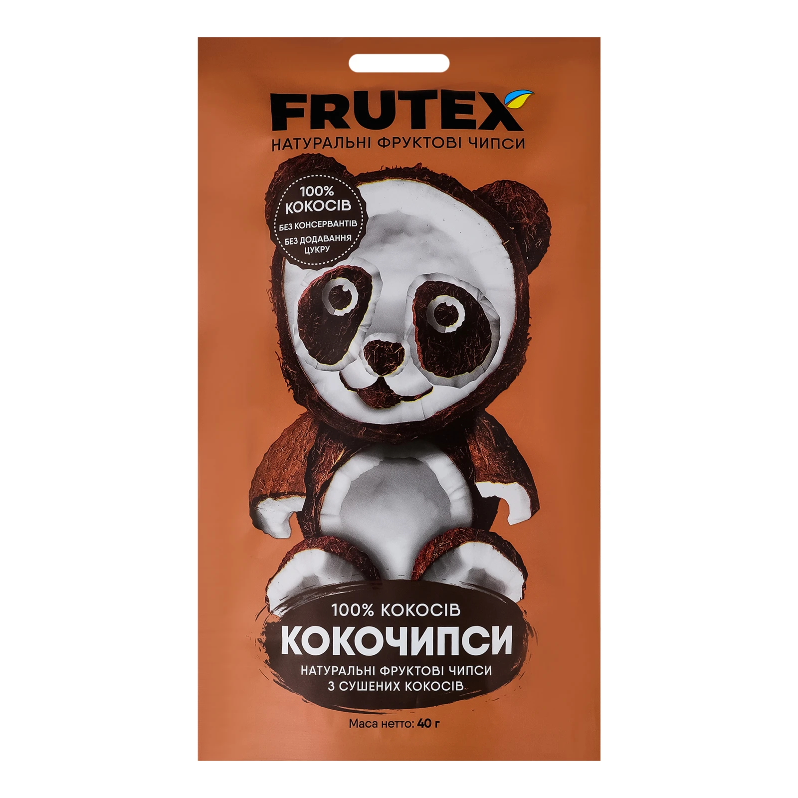 Чипси Frutex фруктові Кокочипси натуральні 40г Фото №:1