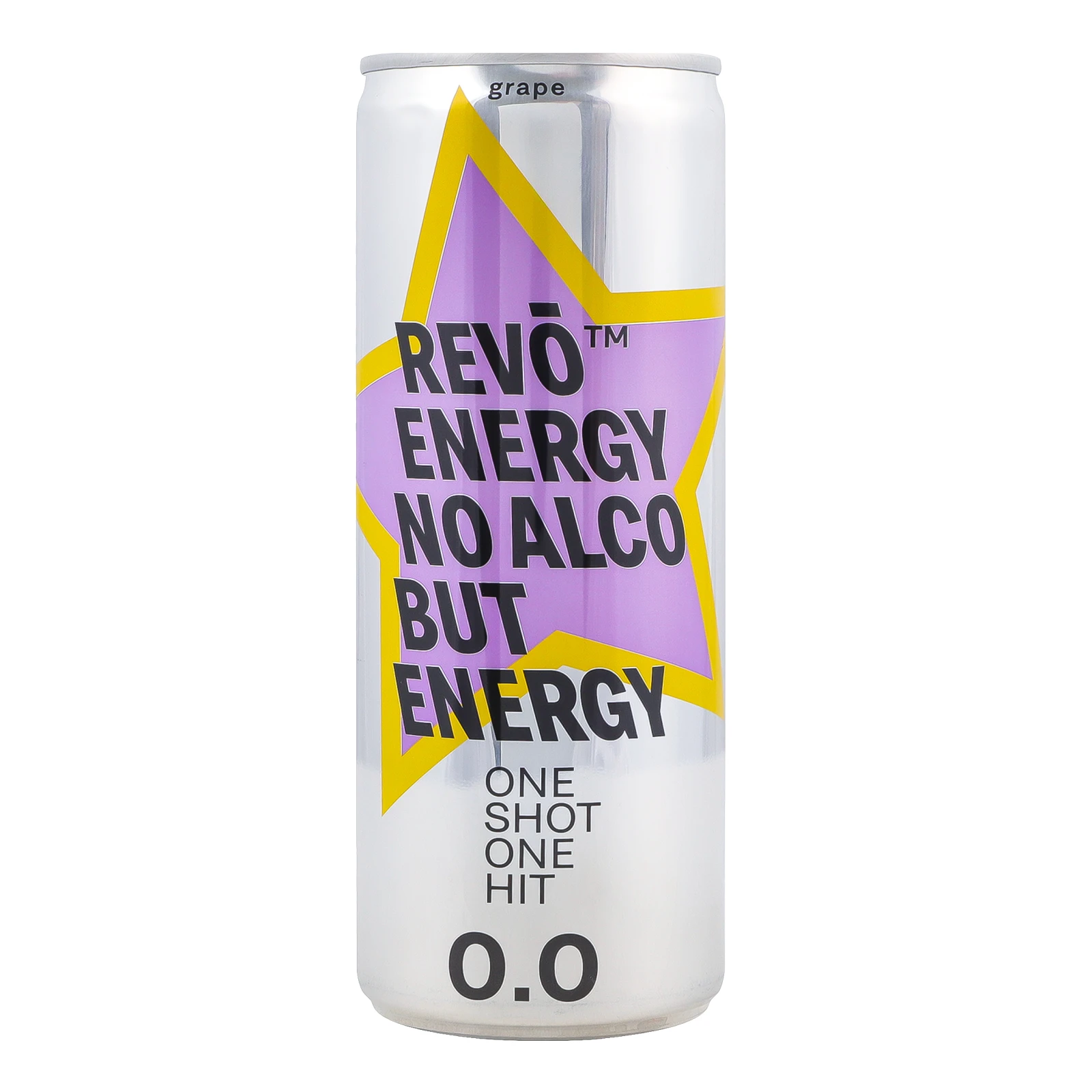 Напій енергетичний Revo Енерджі безалкогольний сильногазований Виноград 0.25л Фото №:1