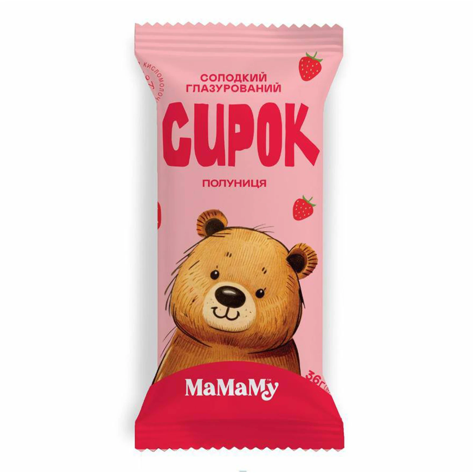 Сирок Мамаму 36г 23% полуниця Новинка Фото №:1