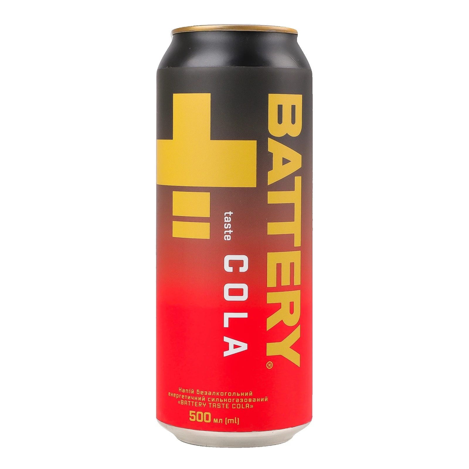 Напій енергетичний Battery Taste Cola безалкогольний сильногазований 0.5л Фото №:1