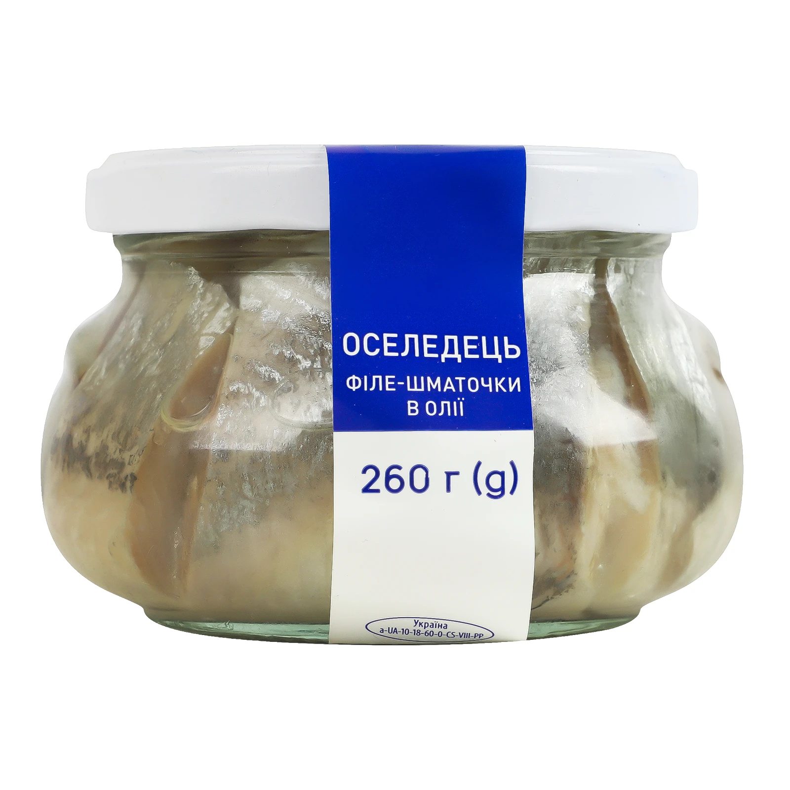 Оселедець Norven філе-шматочки в олії 260г