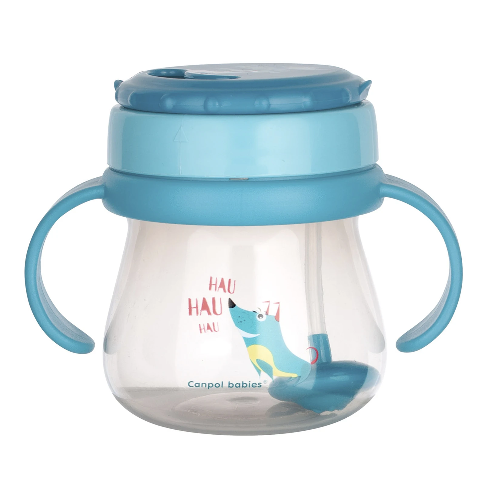 Кружка Canpol babies 250мл зі складною силіконовою трубочкою і обтяжувачем 56/517 Новинка Фото №:1