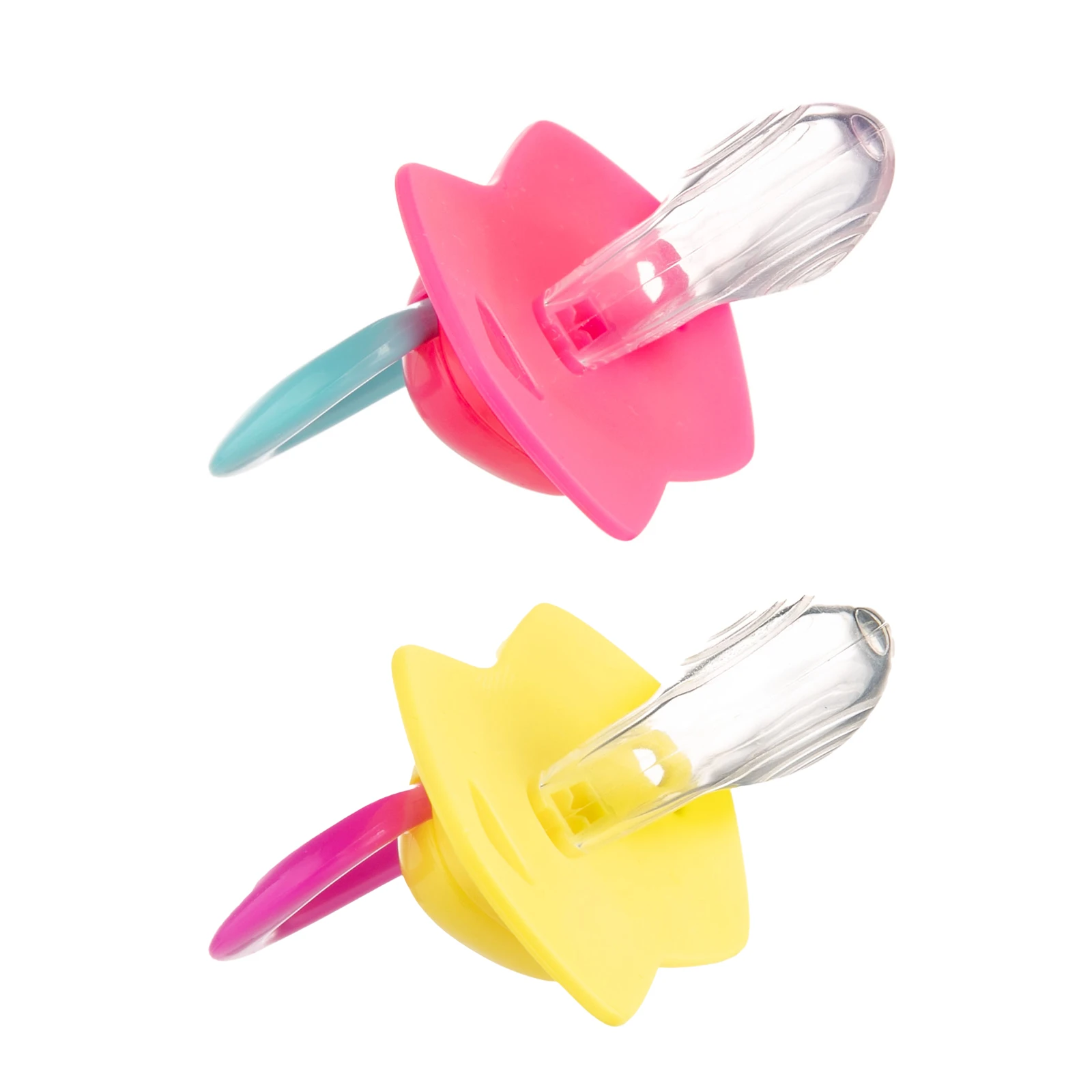 Пустушка Canpol babies силіконова симетрична 6-18міс Neon love 2шт 22/653pin Новинка фото 3
