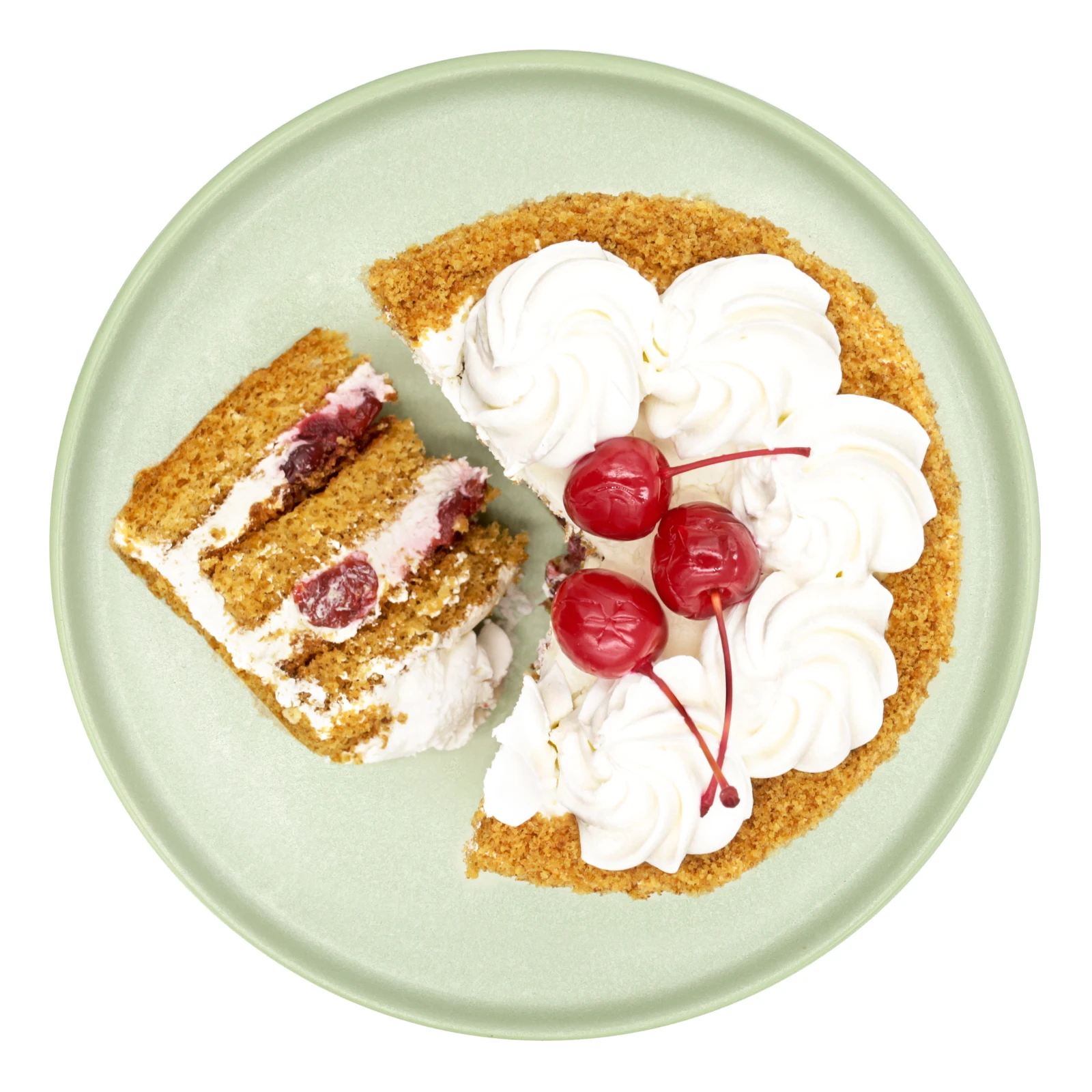 Торт Медовик міні з вишнею Фото №:1