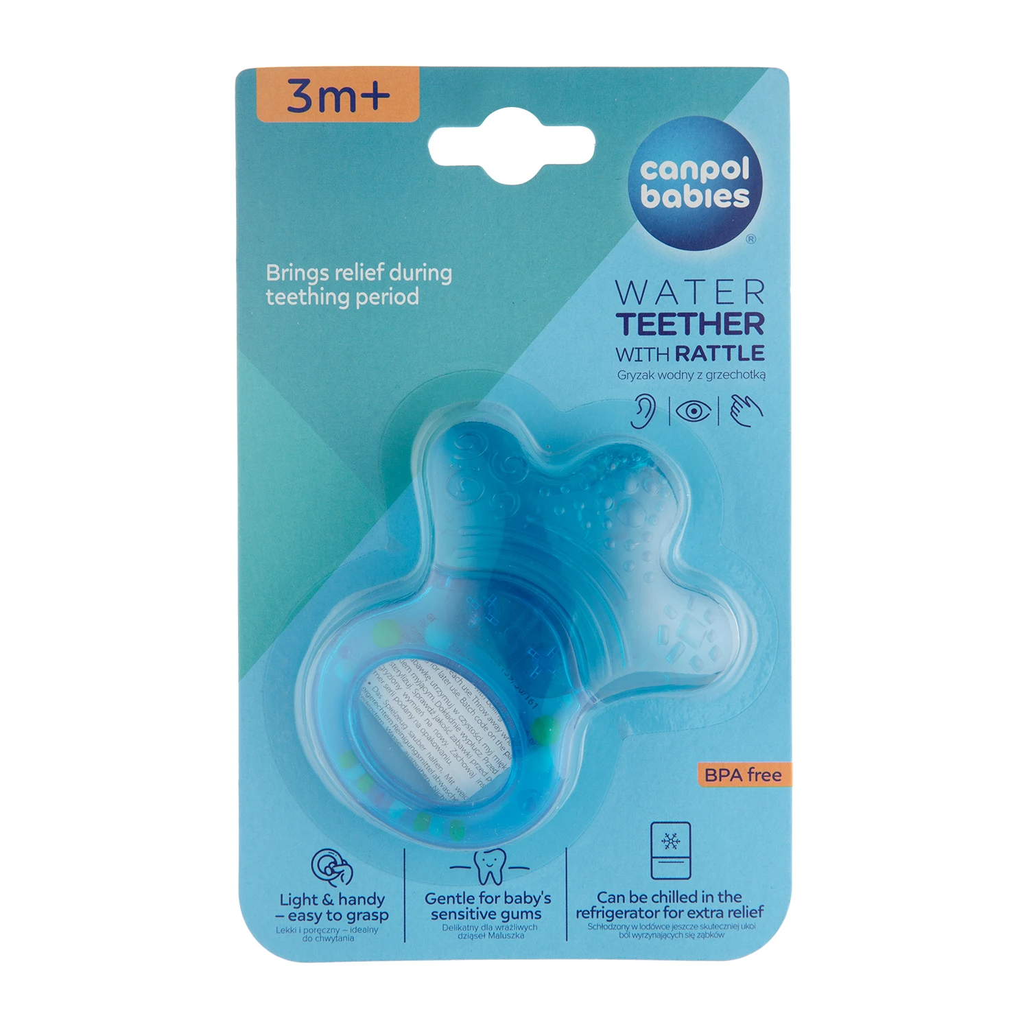 Брязкальце-зубогризка Canpol babies Лапка 56/136blu Новинка Фото №:1