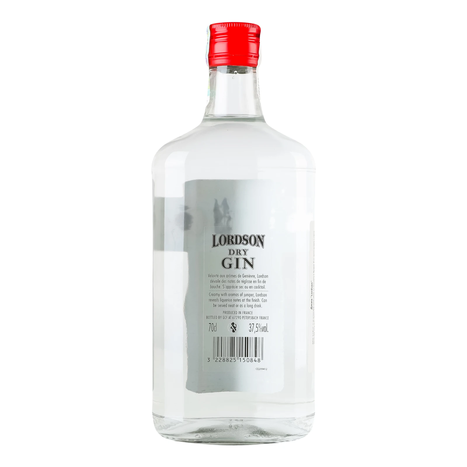 Джин Lordson Dry 37.5% 0.7л Фото №:2
