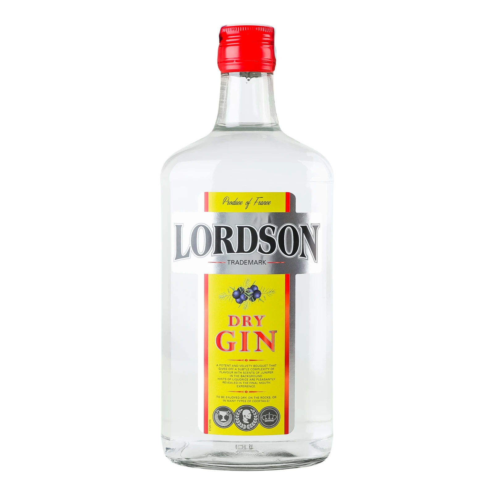 Джин Lordson Dry 37.5% 0.7л Фото №:1