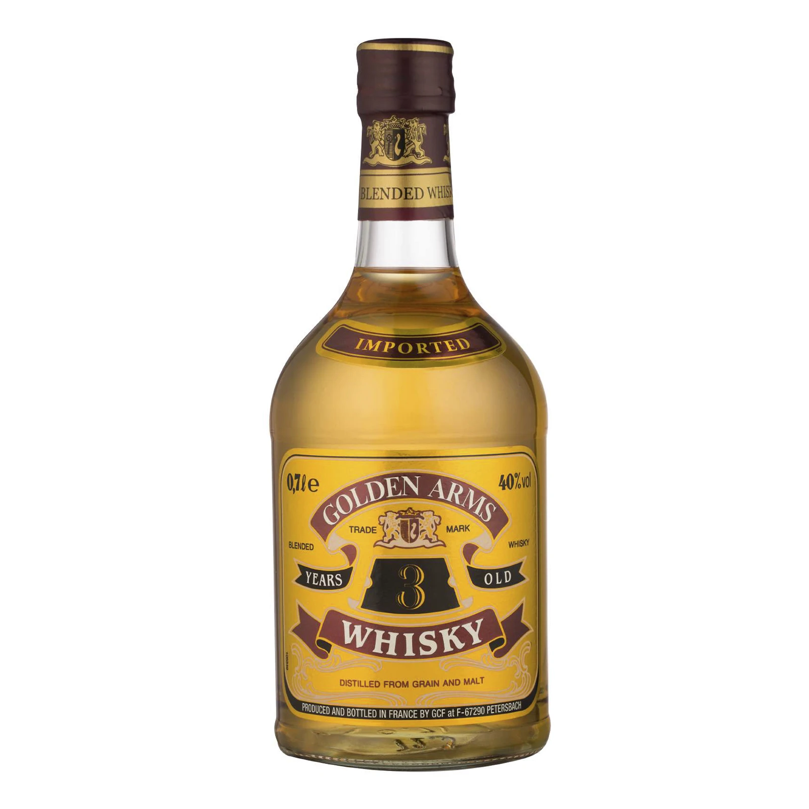 Віскі Golden Arms Blended 3YO 40% 0.7л