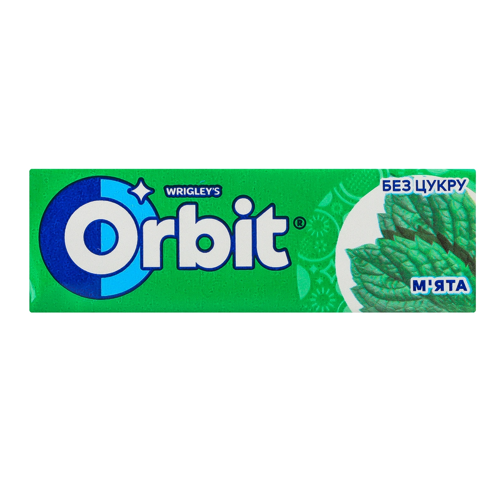 Гумка жувальна Orbit без цукру М'ята 14г Фото №:1
