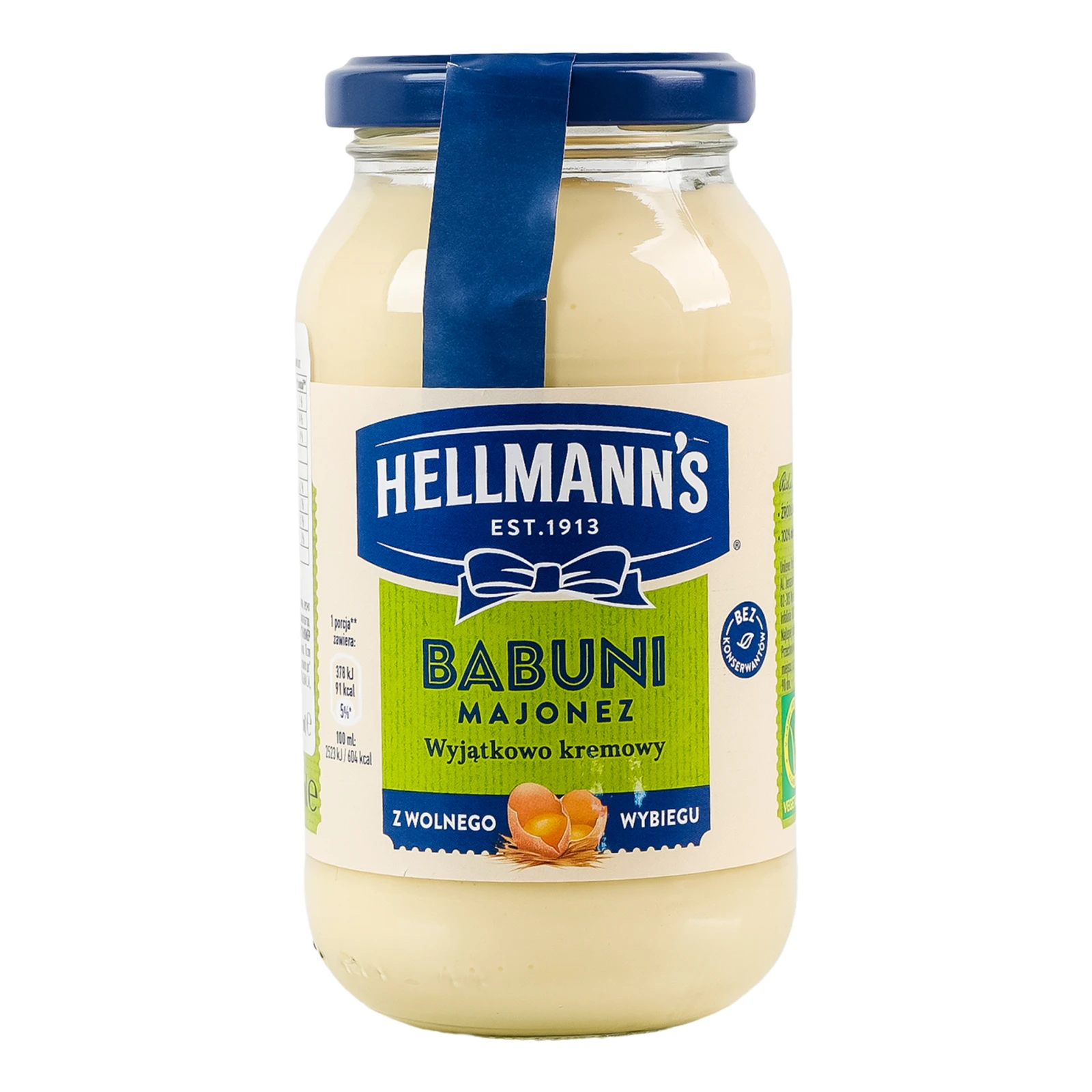 Майонез Hellmann's Babuni 64% 340мл Фото №:1