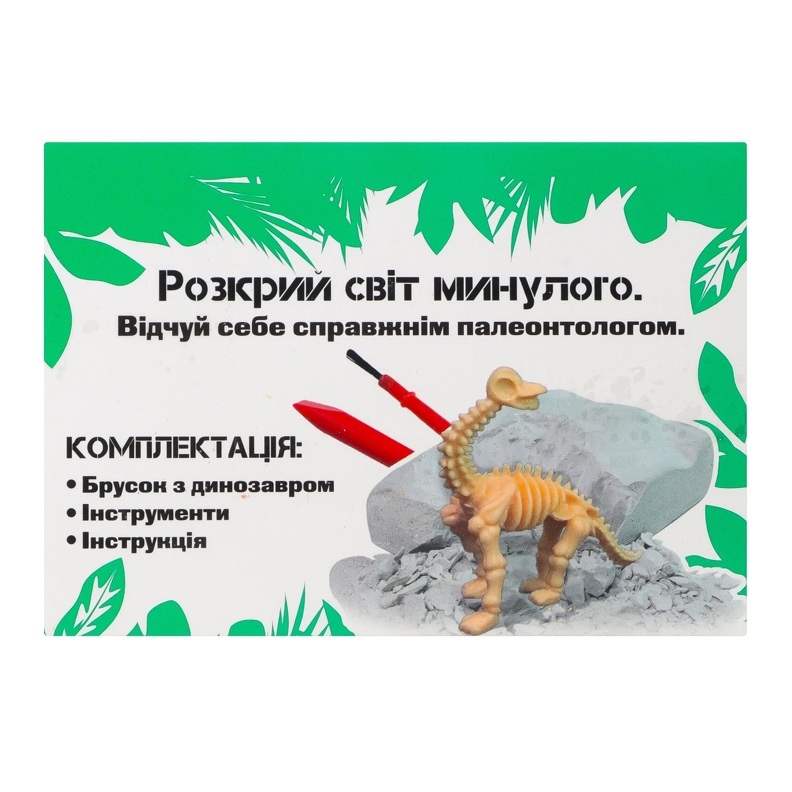 Набір для творчості Strateg Розкопки динозаврів (31003) Фото №:2