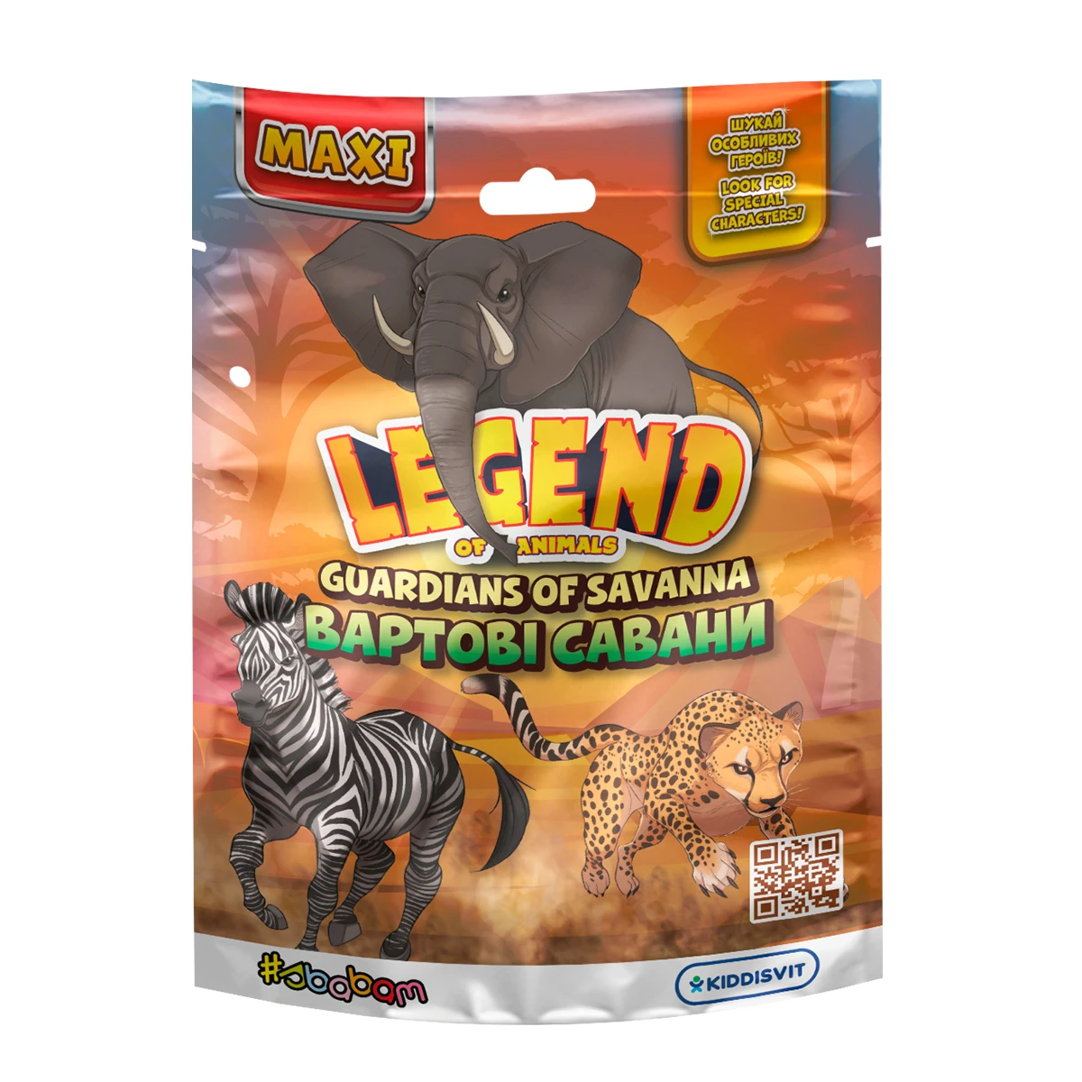 Стретч-іграшка #Sbabam Вартові Савани у вигляді тварини 101/CN24 в асортименті Фото №:1