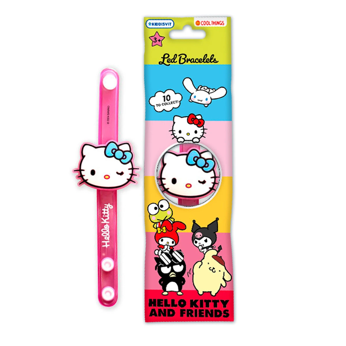 LED-браслет Cool Things Hello Kitty Хелоу Кітті й друзі HK002 Фото №:1