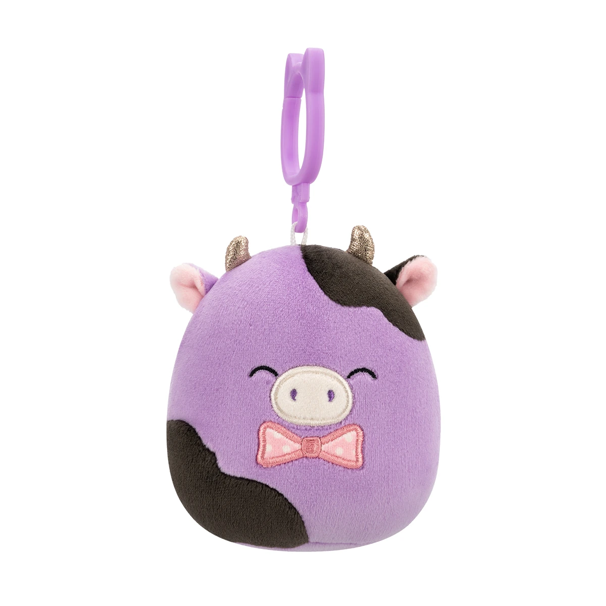 Іграшка м`яка Squishmallows Корівка SQCP00463 9см для дітей на кліпсі