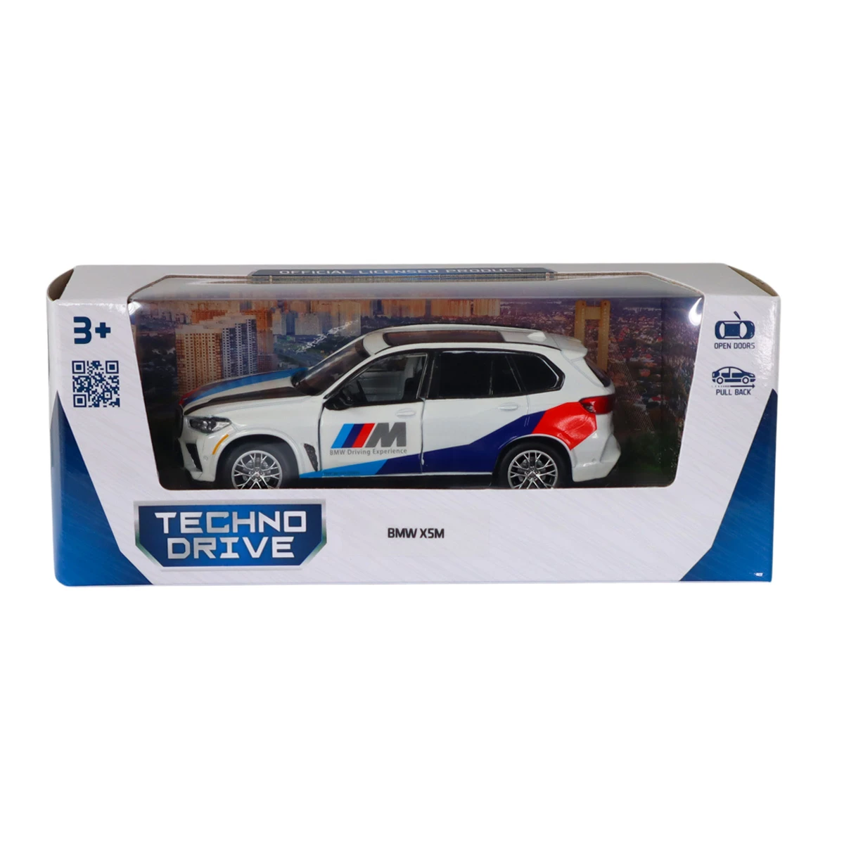 Іграшка TechnoDrive Автомодель BMW X5M біла Фото №:1