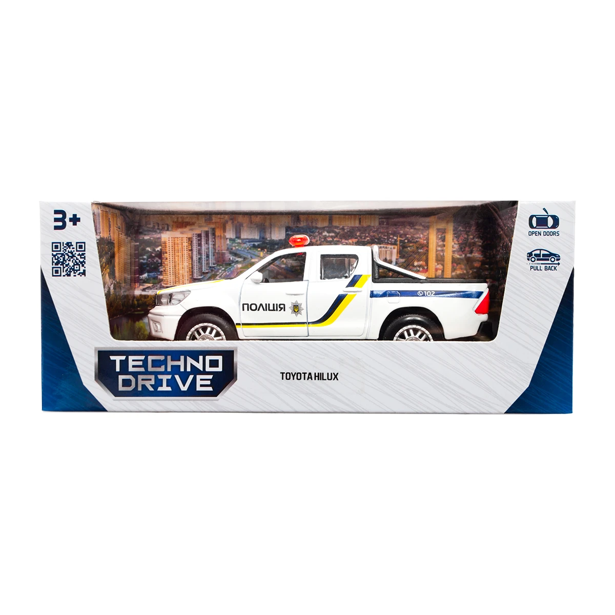 Іграшка TechnoDrive Автомодель Toyota Hilux Поліція