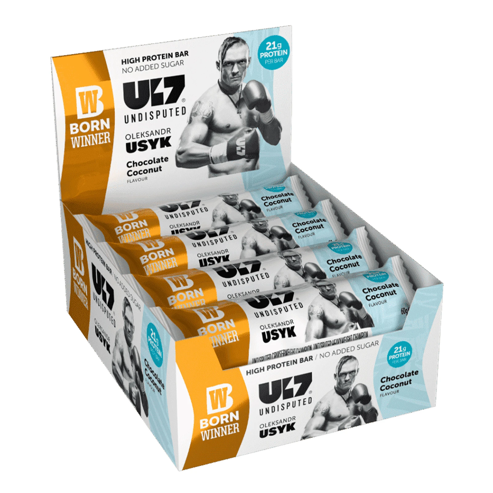Батончик Born Winner U17 Undisputed протеїновий зі смаком шоколаду та кокосу 60г Фото №:2