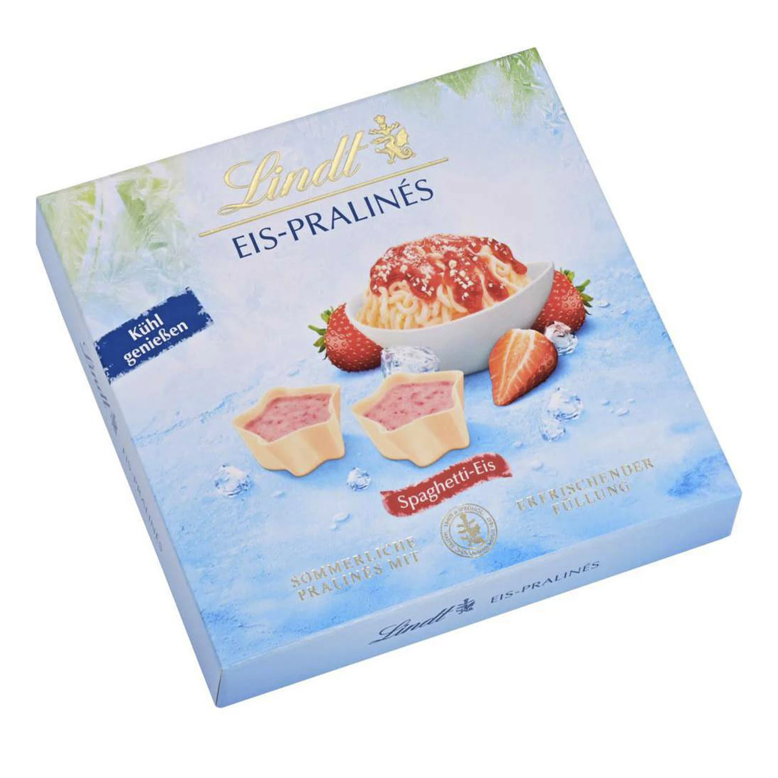 Цукерки Lindt 80г Eis-Pralines Spaghetti Новинка Фото №:1