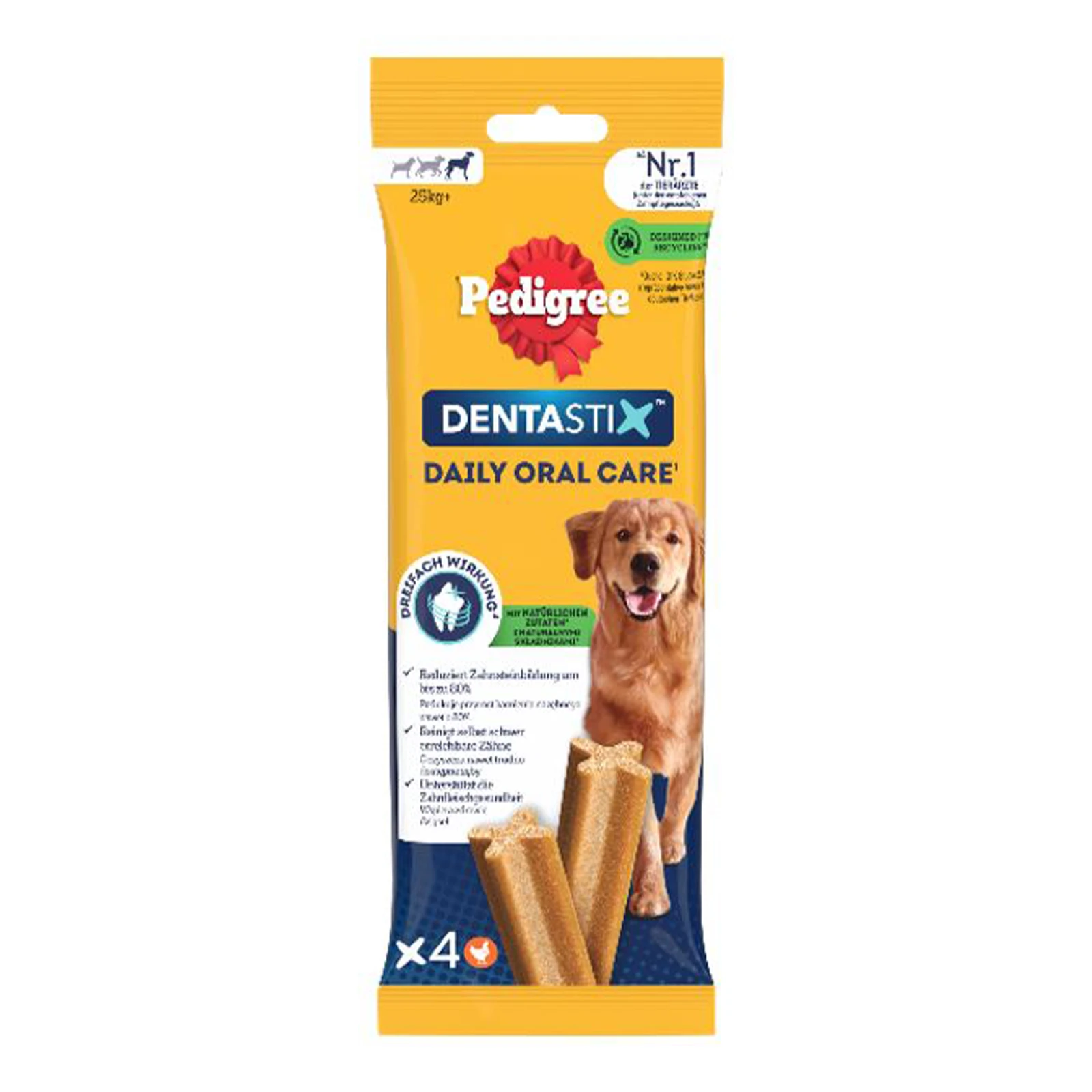 Ласощі Pedigree д/собак 154г Dentastix для чистки зубів Новинка Фото №:1