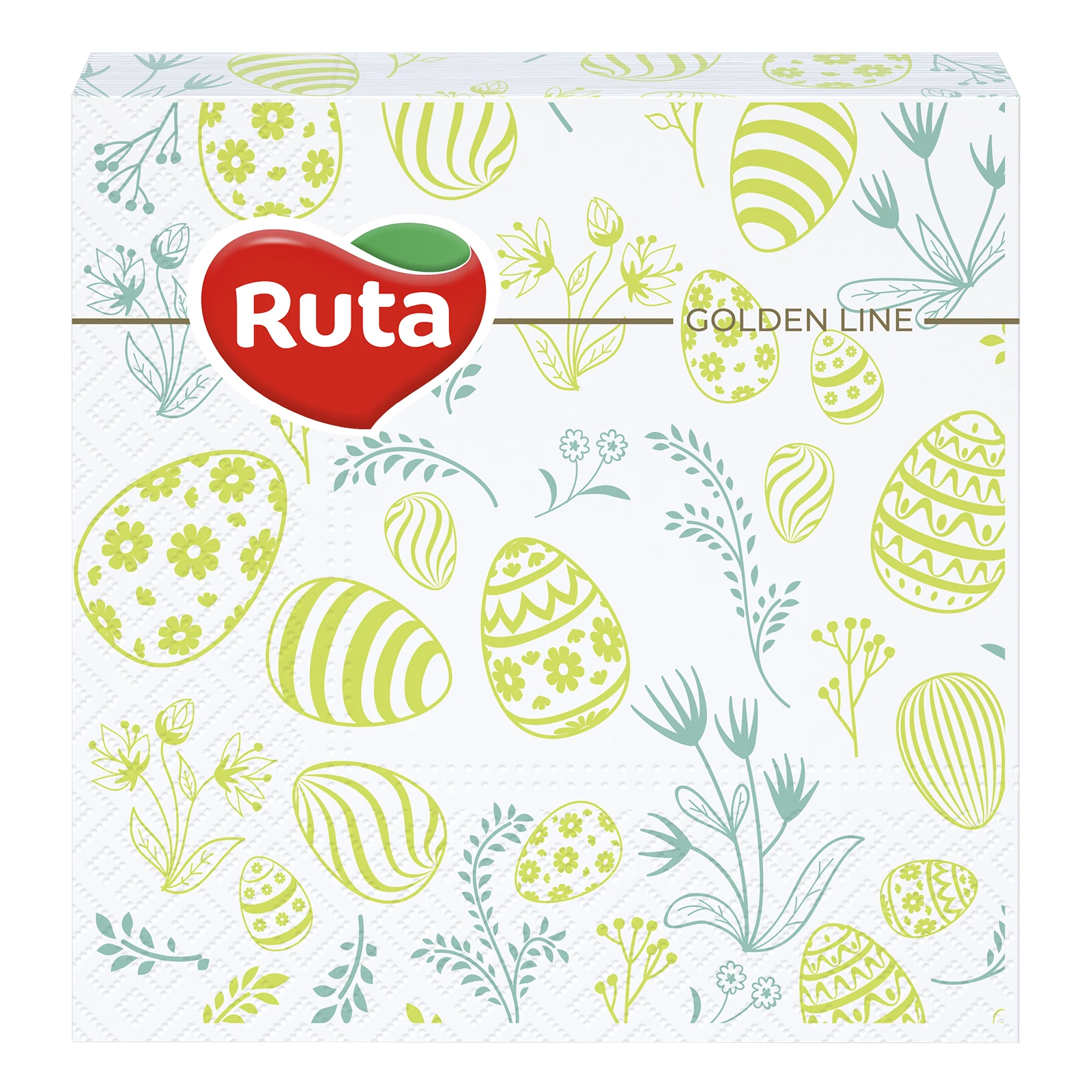 Серветки Ruta Пасхальний настрій 24х24 40л 2шар з друком Фото №:1