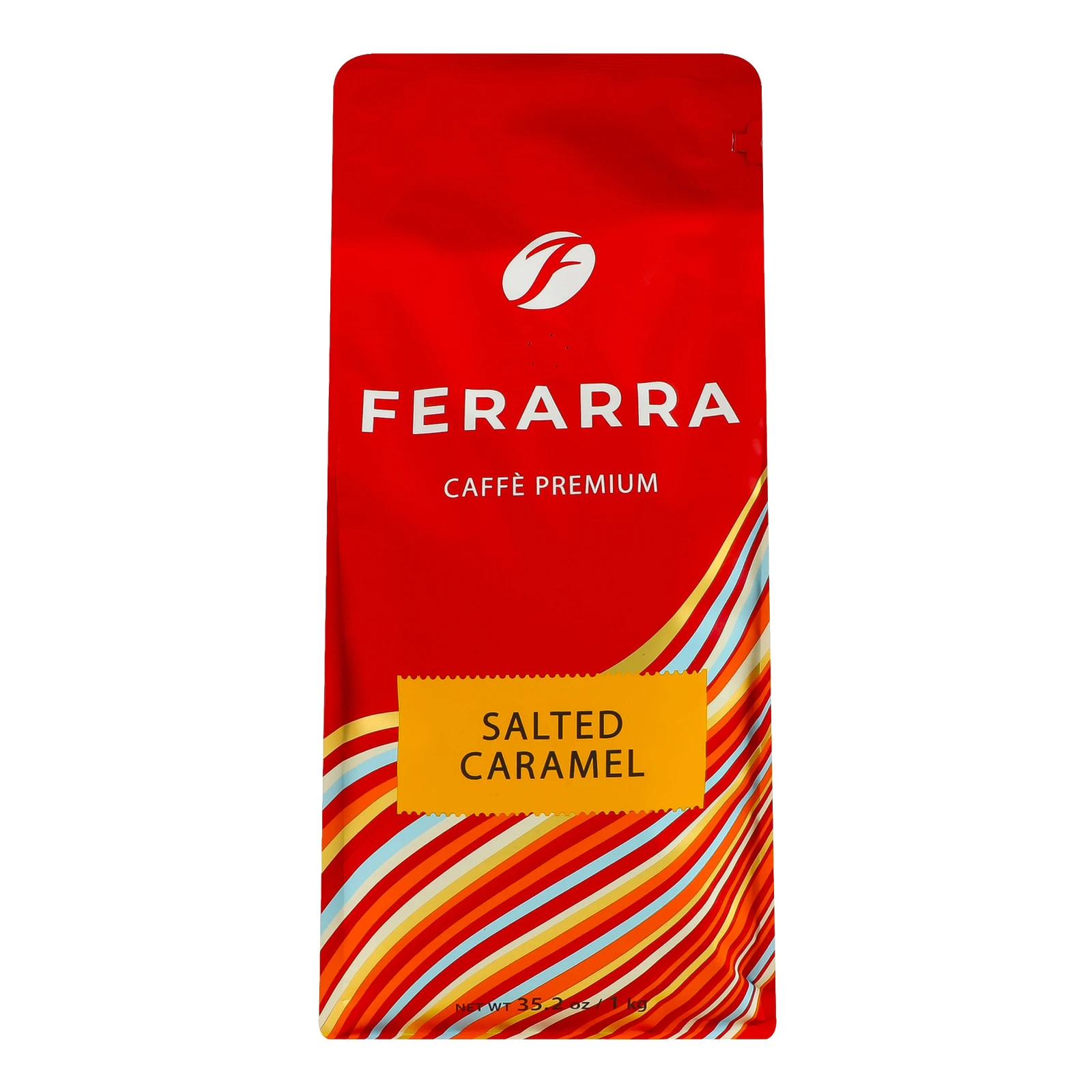 Кава Ferarra Salted Caramel натуральна смажена в зернах з ароматом солона карамель 1кг Фото №:1