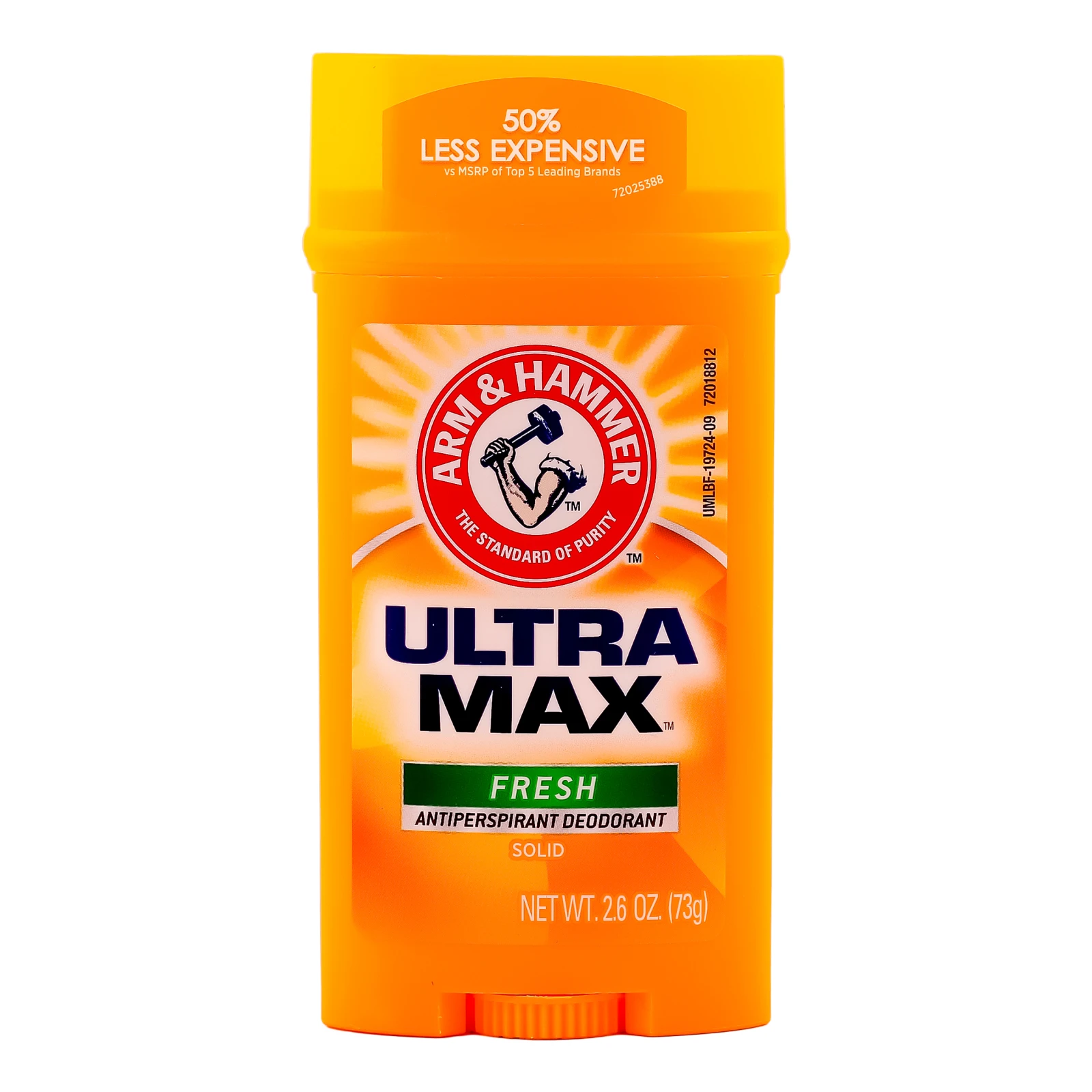 Дезодорант-антиперспірант Arm&Hammer 73г для чоловіків твердий Fresh Ultramax Новинка Фото №:1