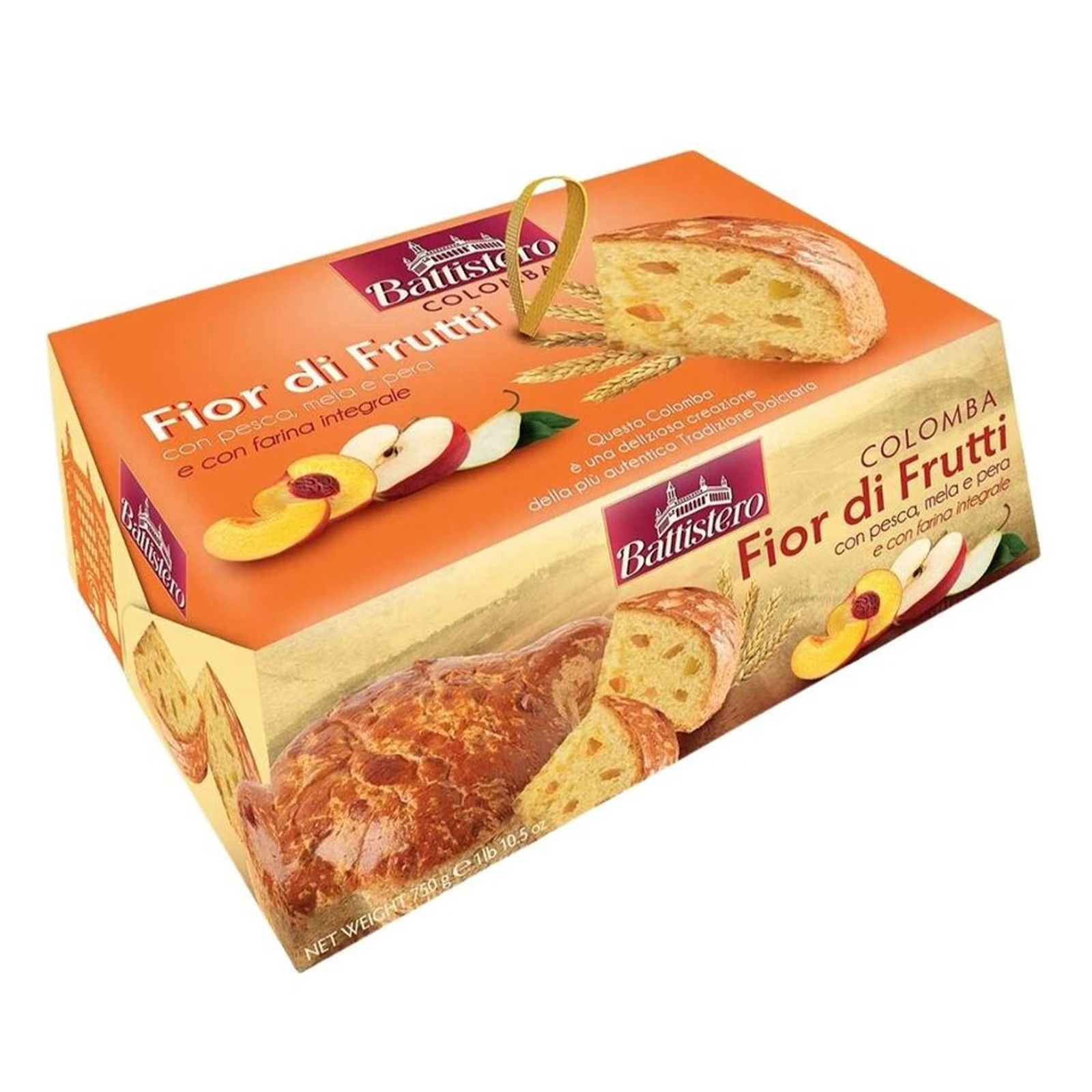 Кекс Battistero Colomba 750г з шок.кремом та шок.крихтами Великодній Новинка Фото №:1