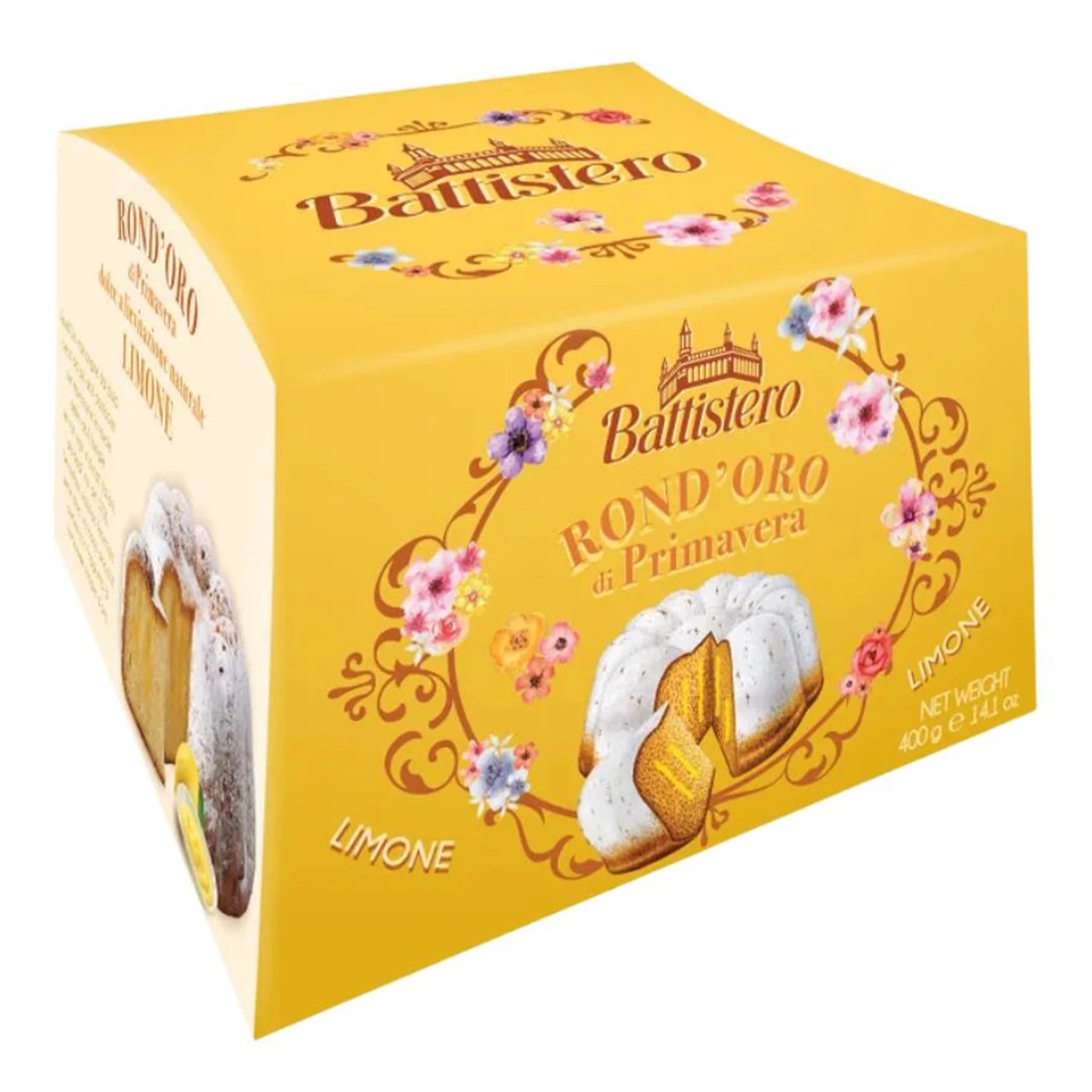 Кекс Battistero Rondoro Primavera 400г з лимонним кремом Великодній Новинка Фото №:1